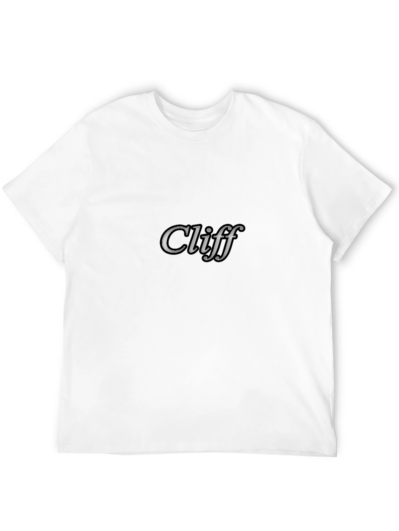 Cliff Personalized Black T-Shirt