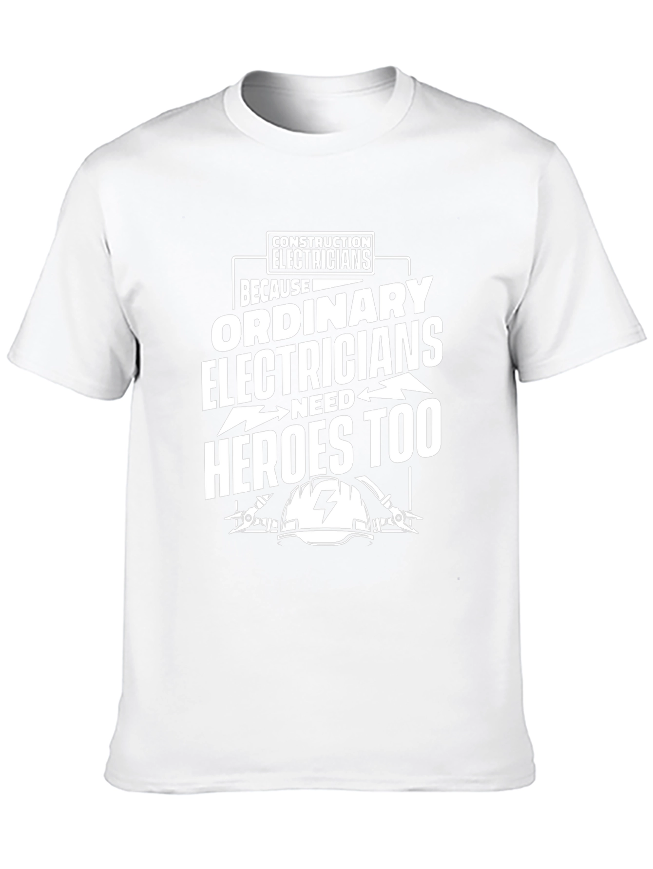 Electrician Hero T-Shirt - Construction Worker Tee