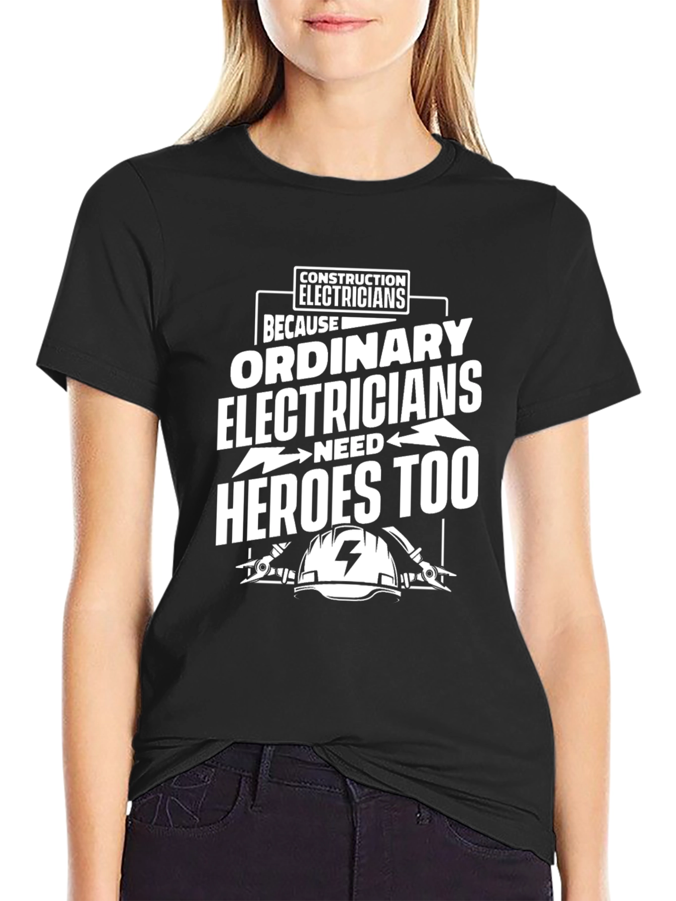 Electrician Hero T-Shirt - Construction Worker Tee