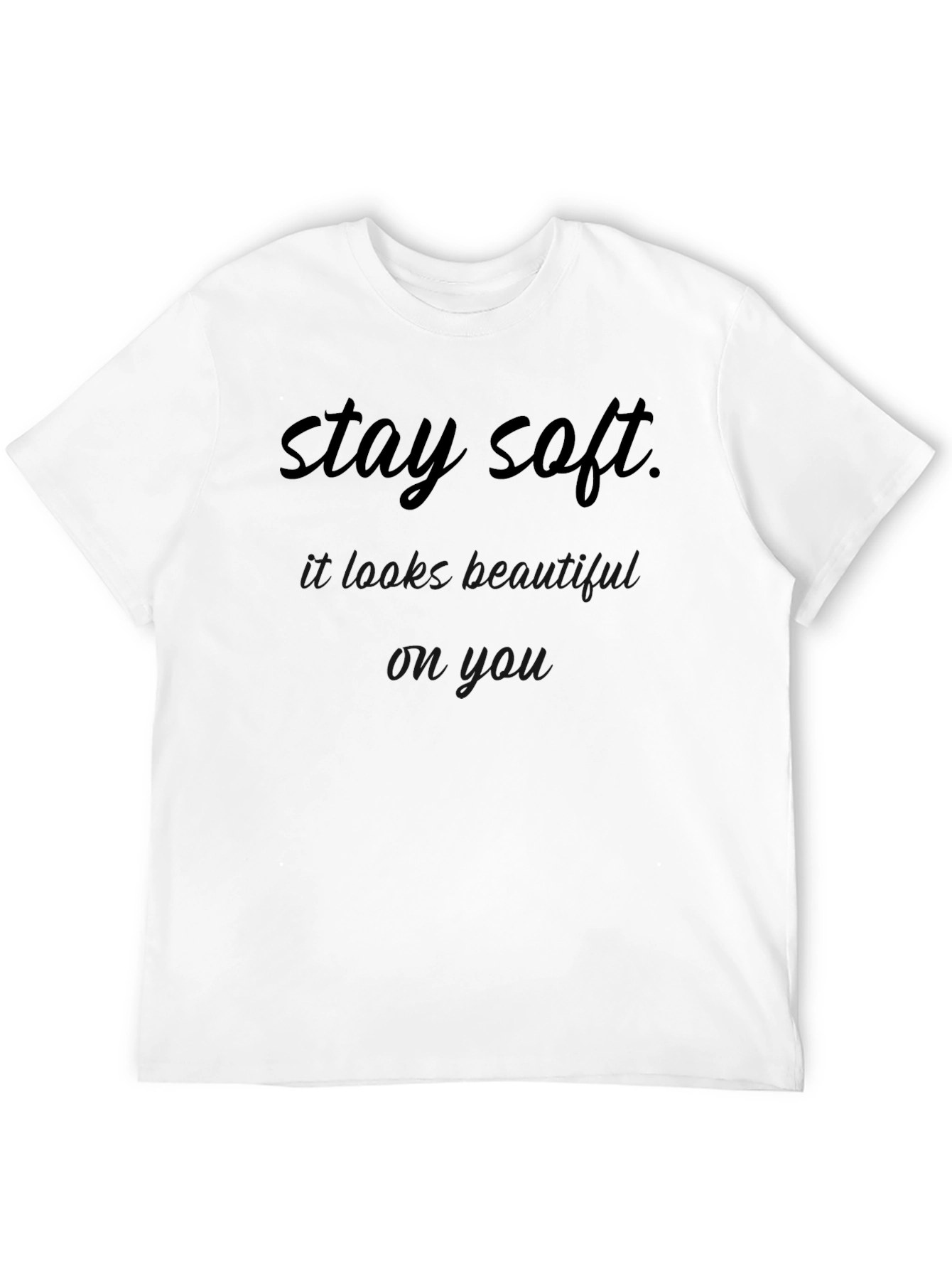 Stay Soft Graphic Print T-Shirt