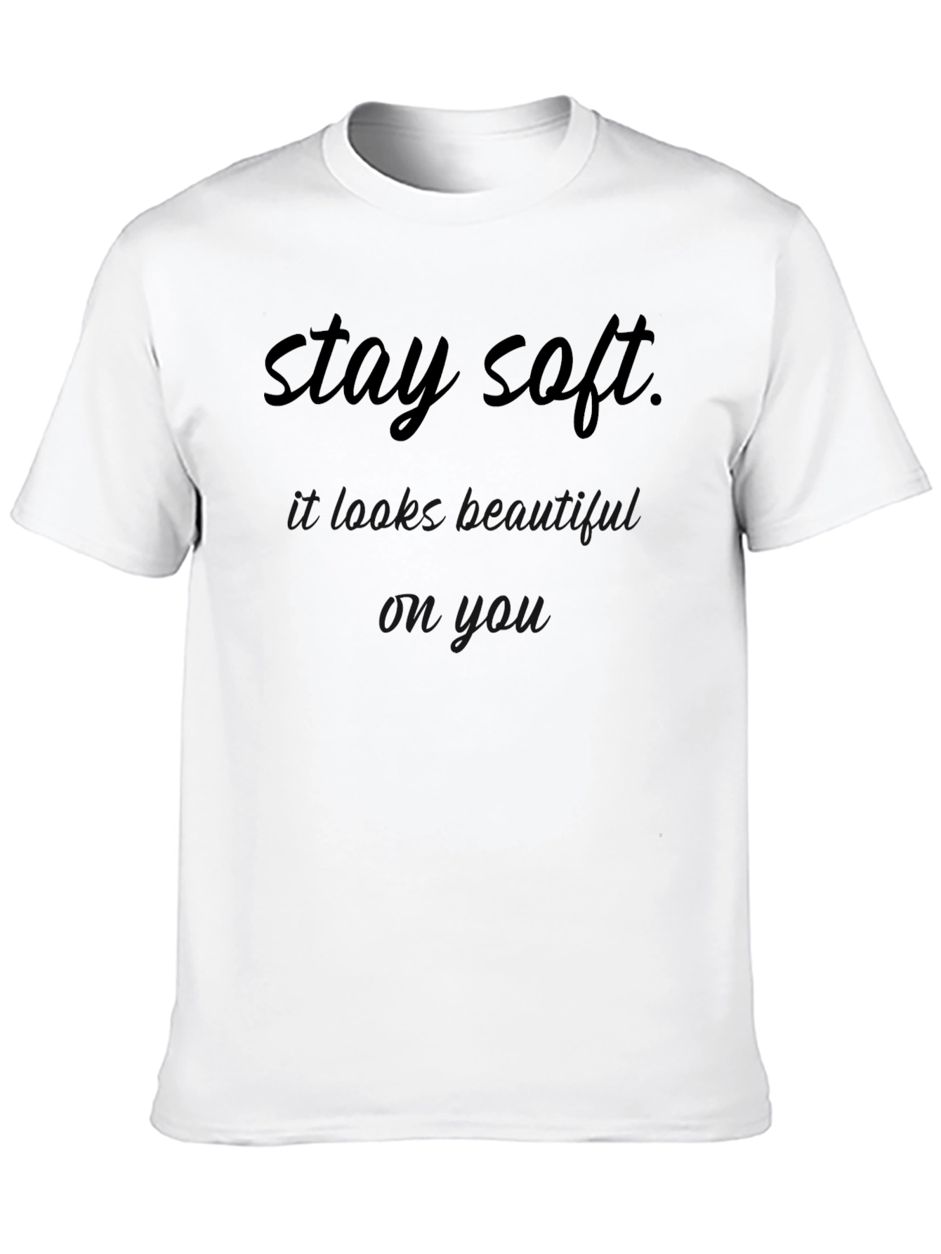 Stay Soft Graphic Print T-Shirt