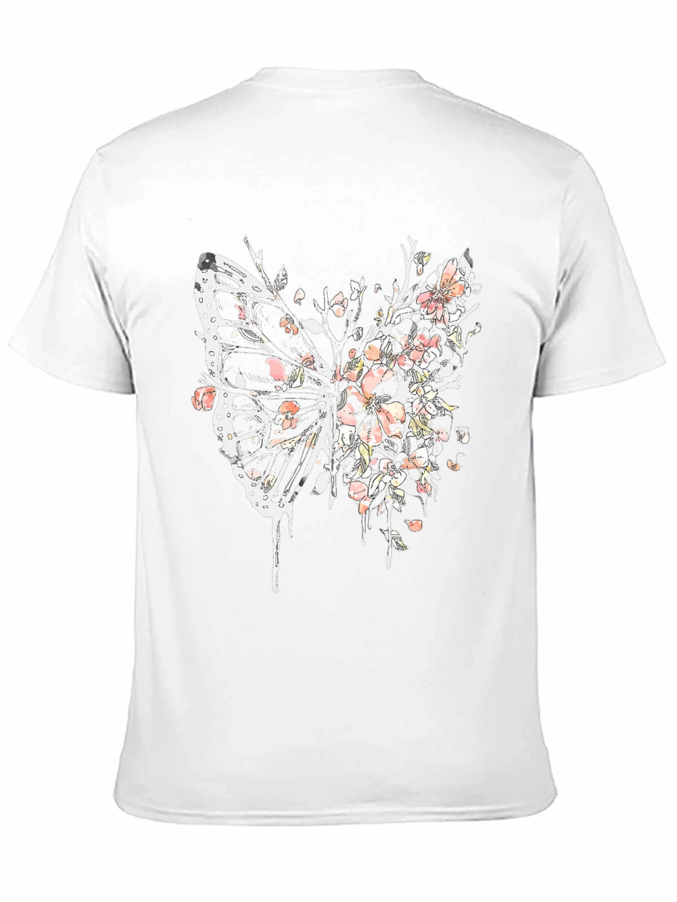 Butterfly Floral Graphic Tee