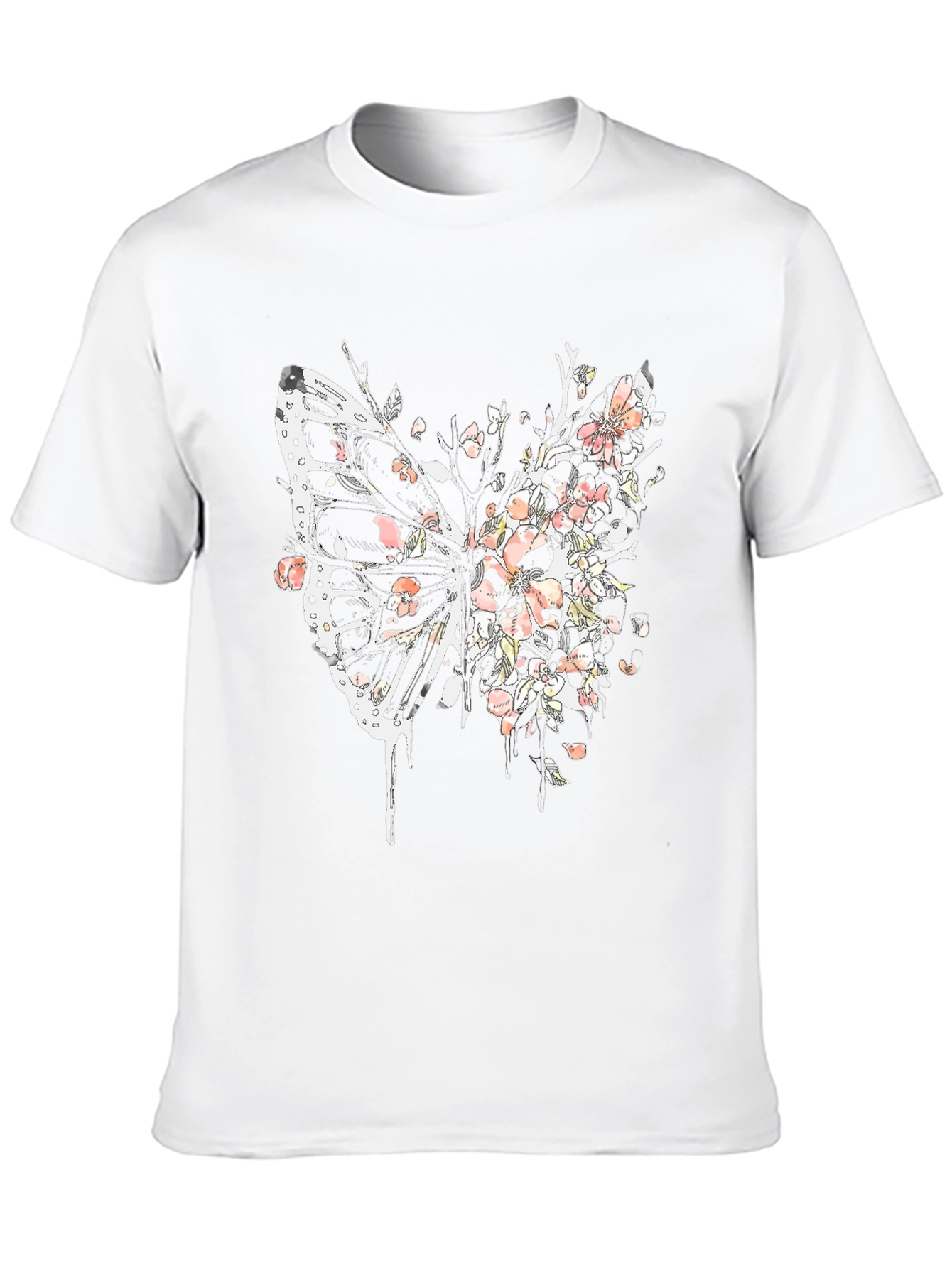 Butterfly Floral Graphic Tee