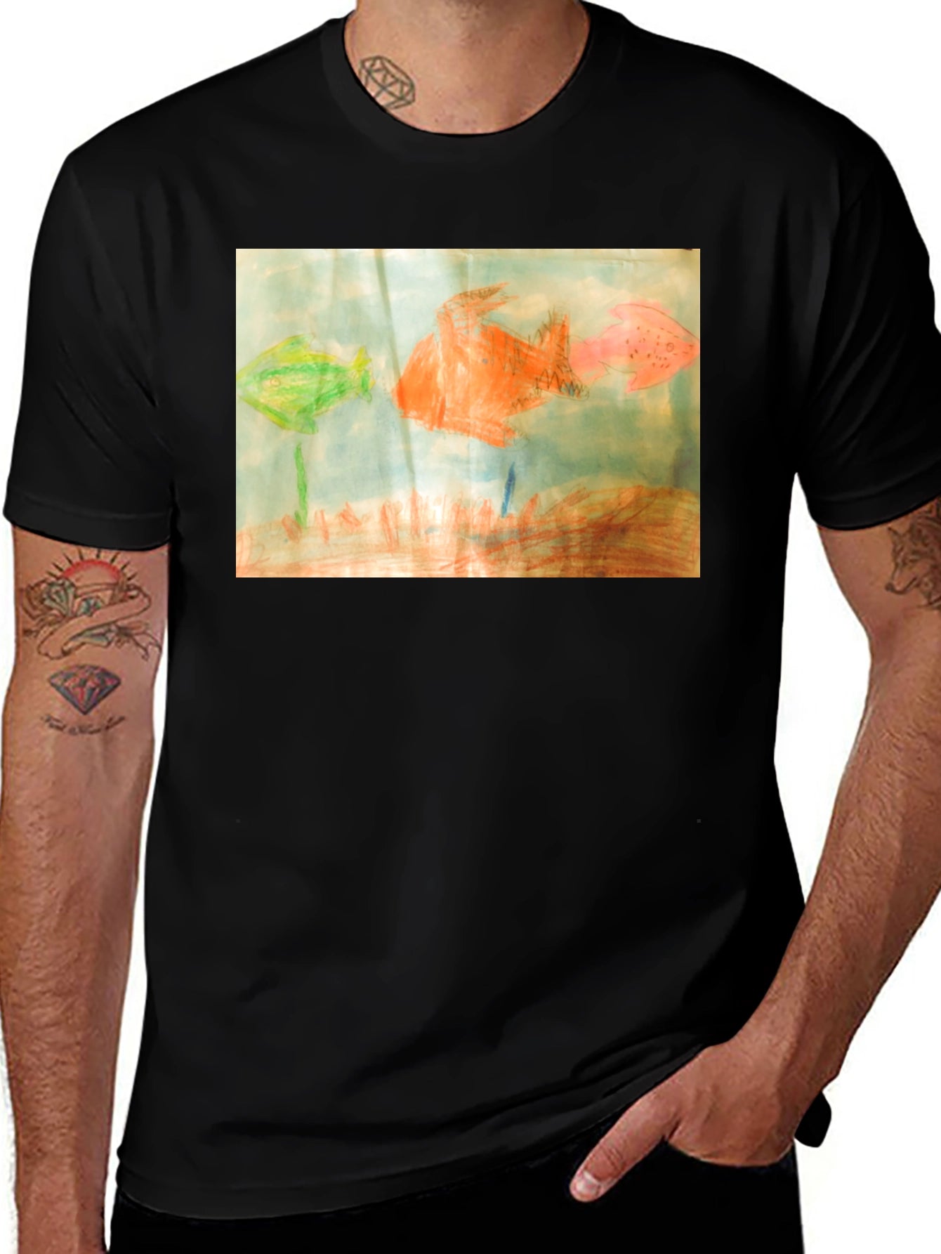 Whimsical Undersea Print Tee