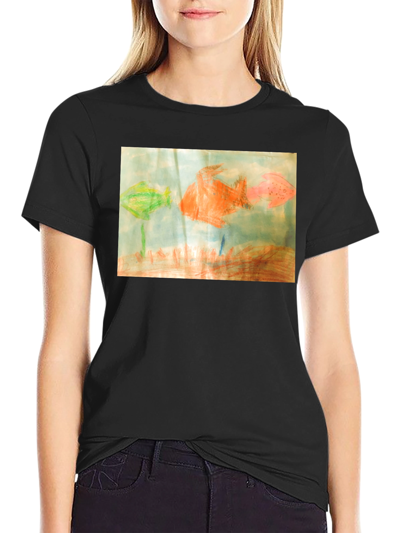 Whimsical Undersea Print Tee