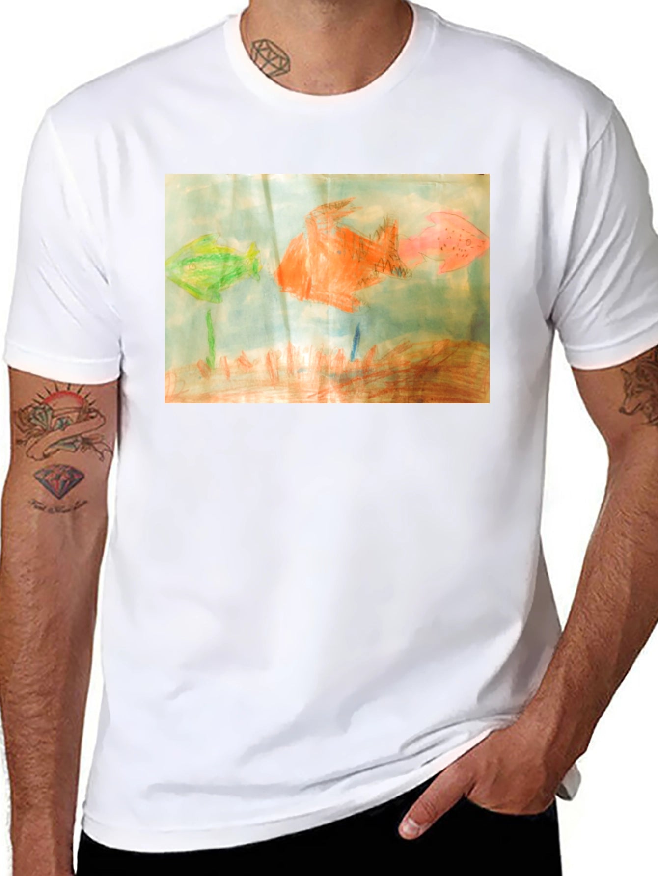 Whimsical Undersea Print Tee