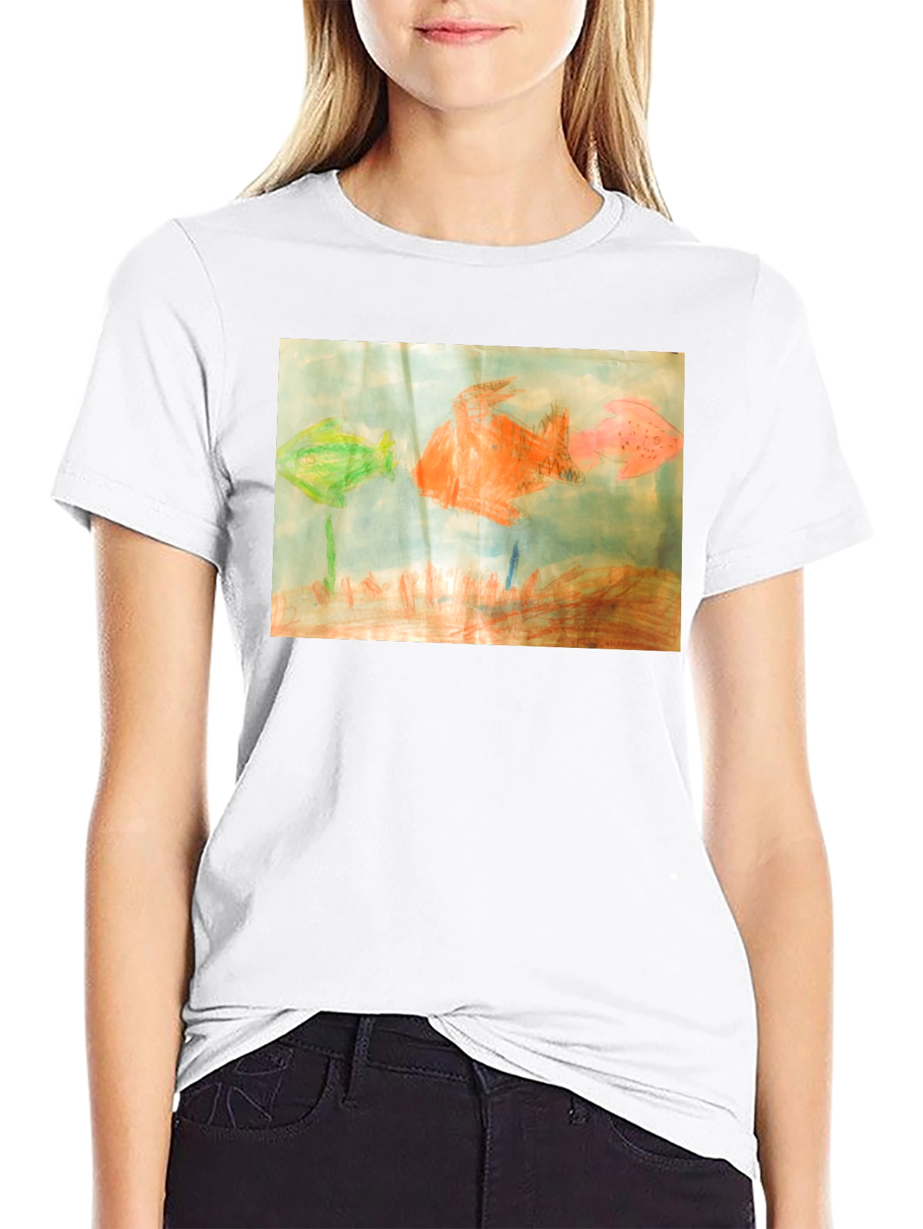 Whimsical Undersea Print Tee