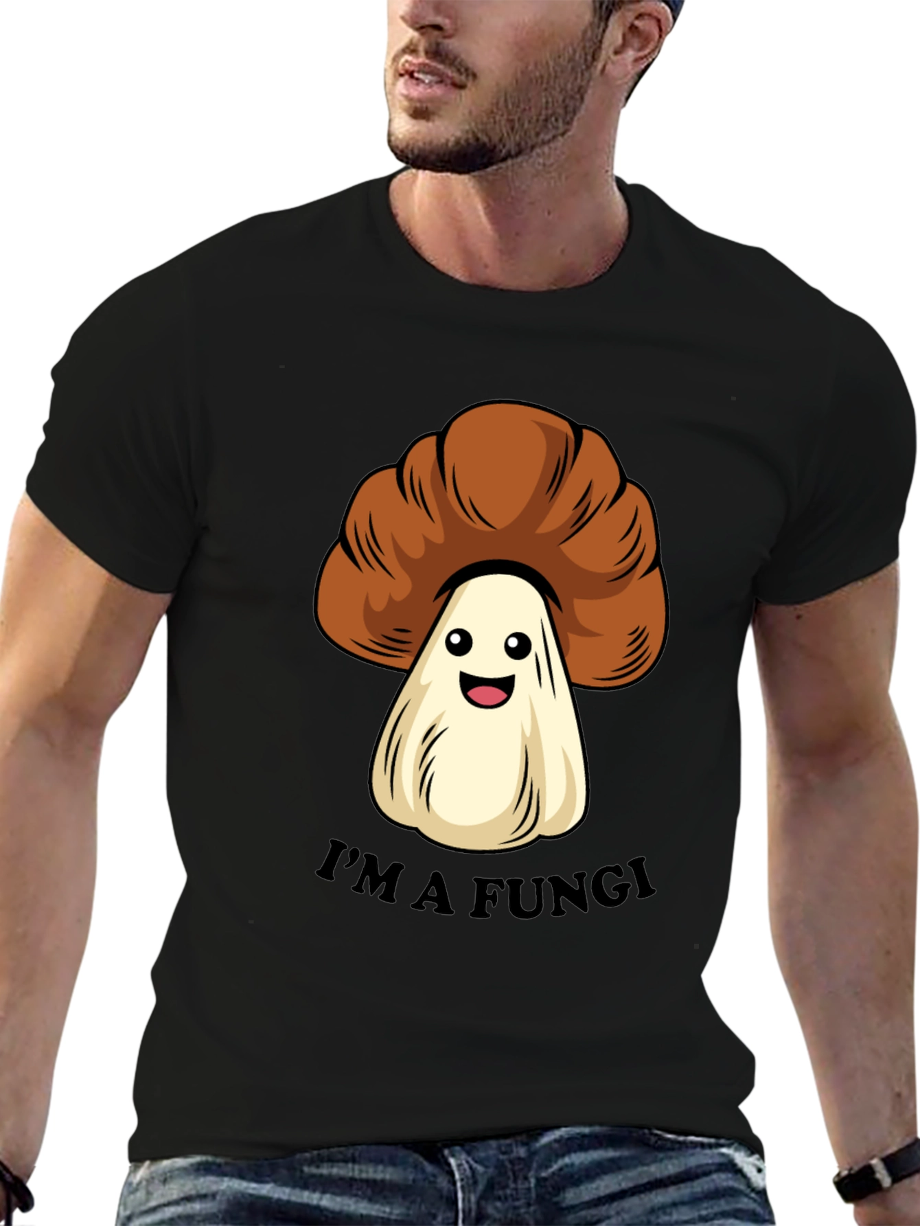 Im A Fungi Graphic Tee - Novelty Mushroom T-Shirt
