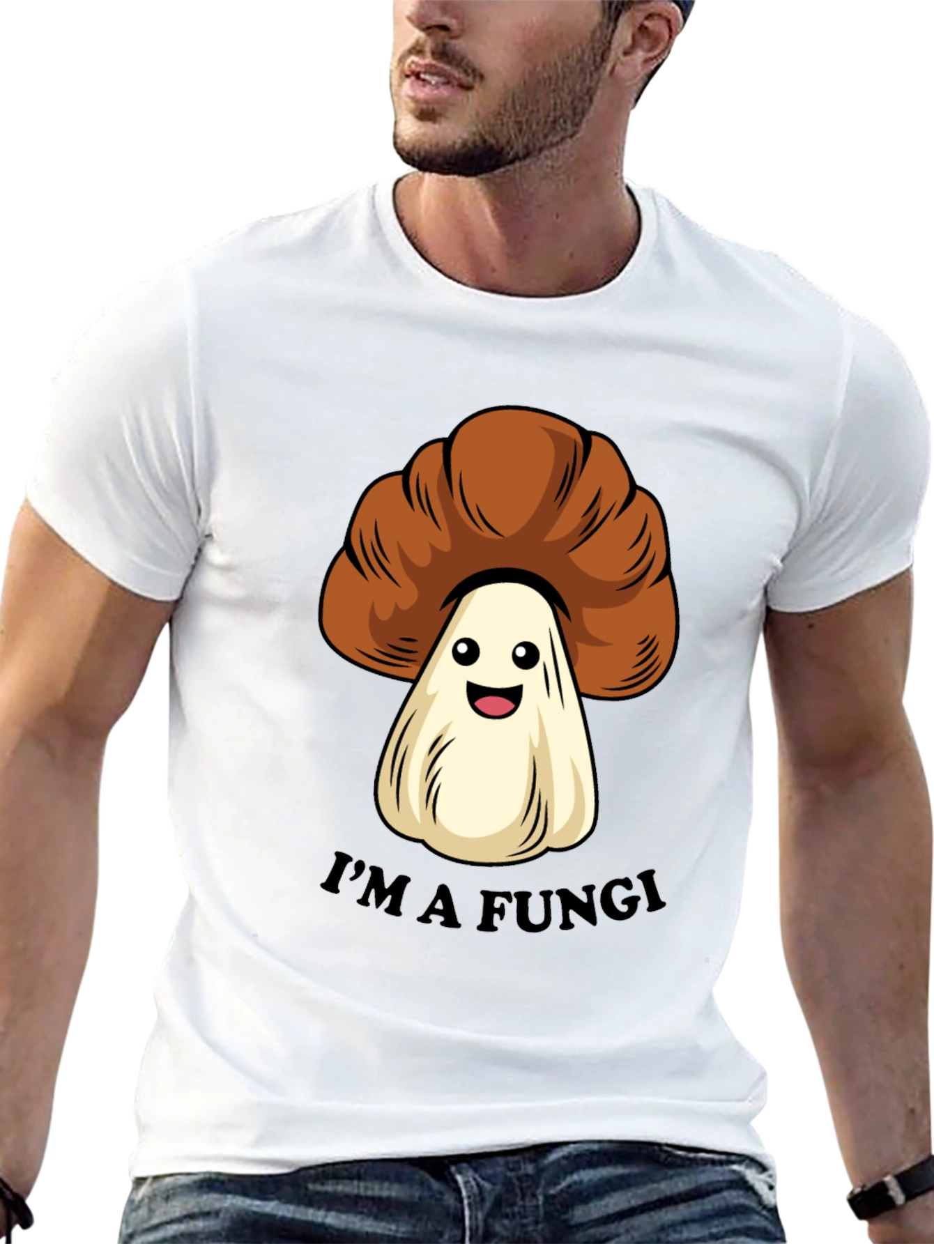 Im A Fungi Graphic Tee - Novelty Mushroom T-Shirt