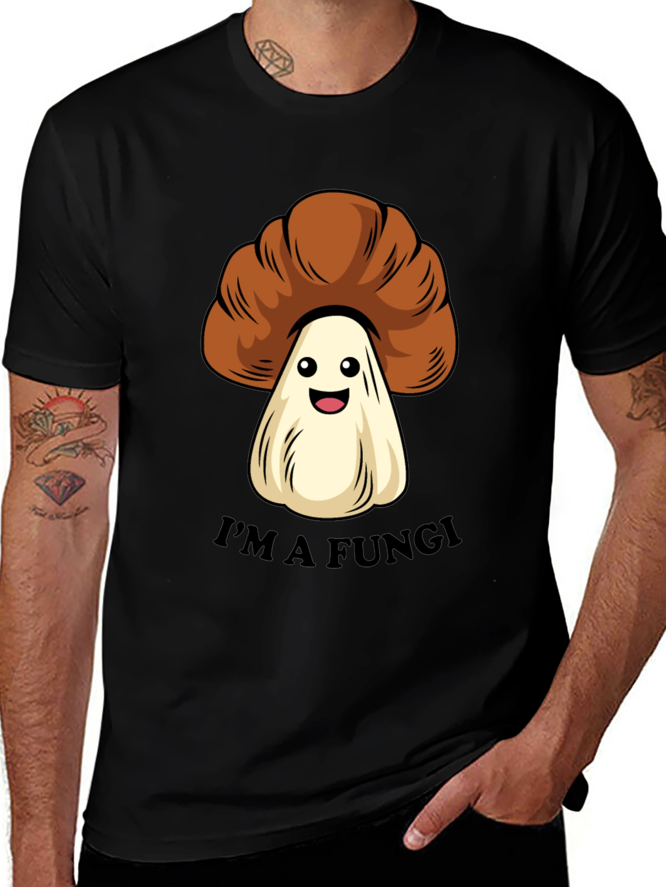 Im A Fungi Graphic Tee - Novelty Mushroom T-Shirt
