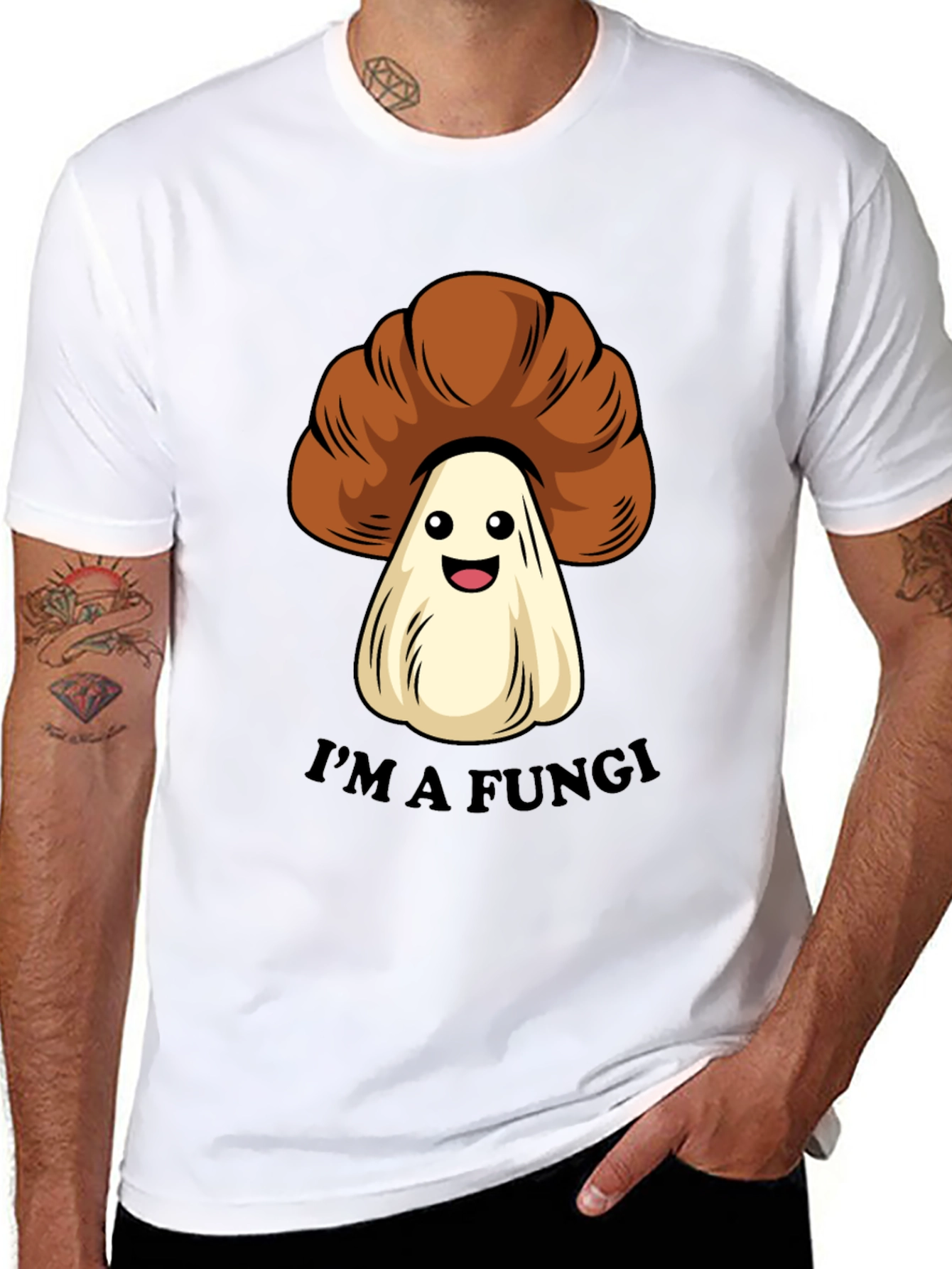 Im A Fungi Graphic Tee - Novelty Mushroom T-Shirt