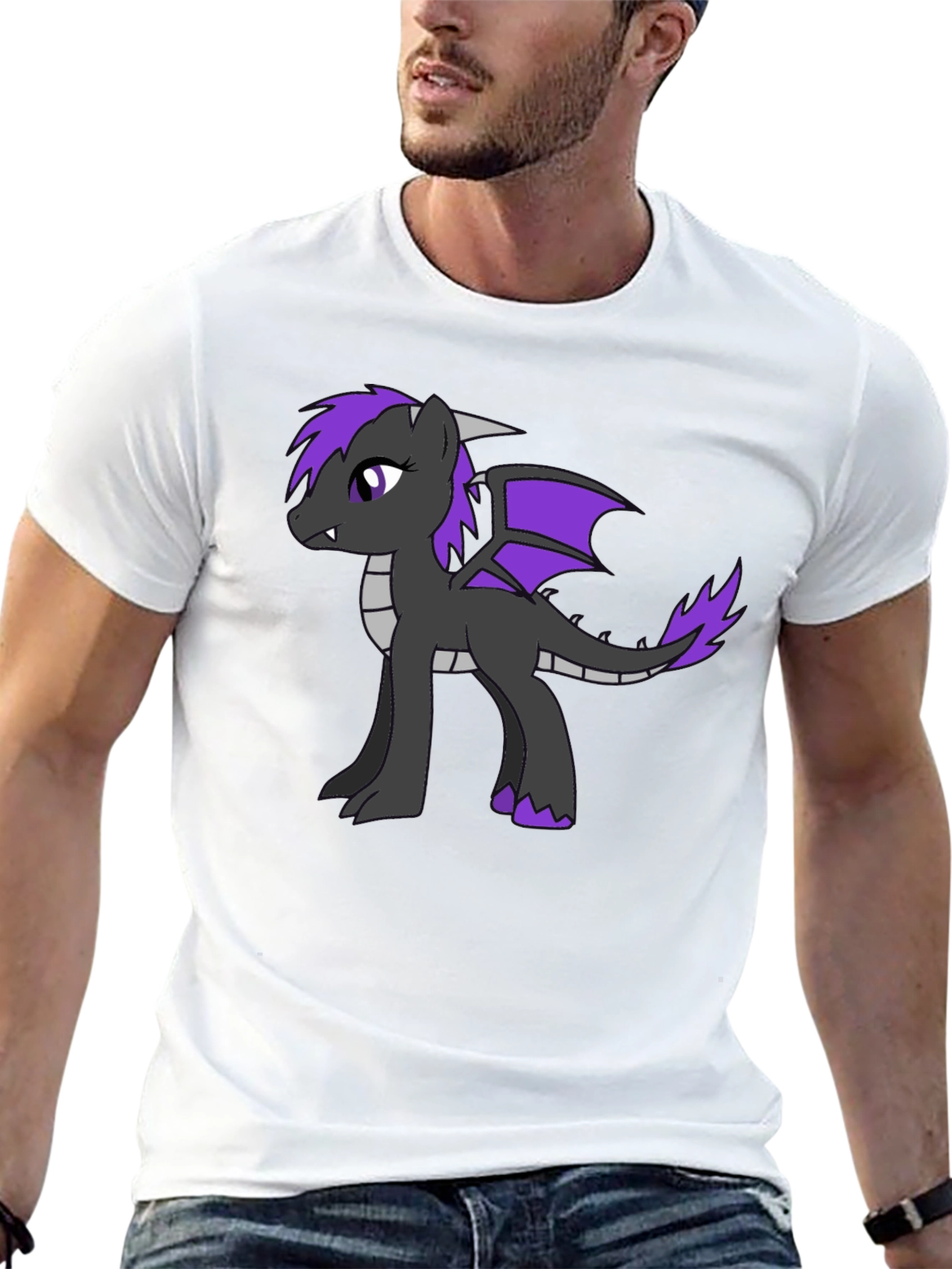 Pony Dragon T-Shirt - Unique Graphic Tee