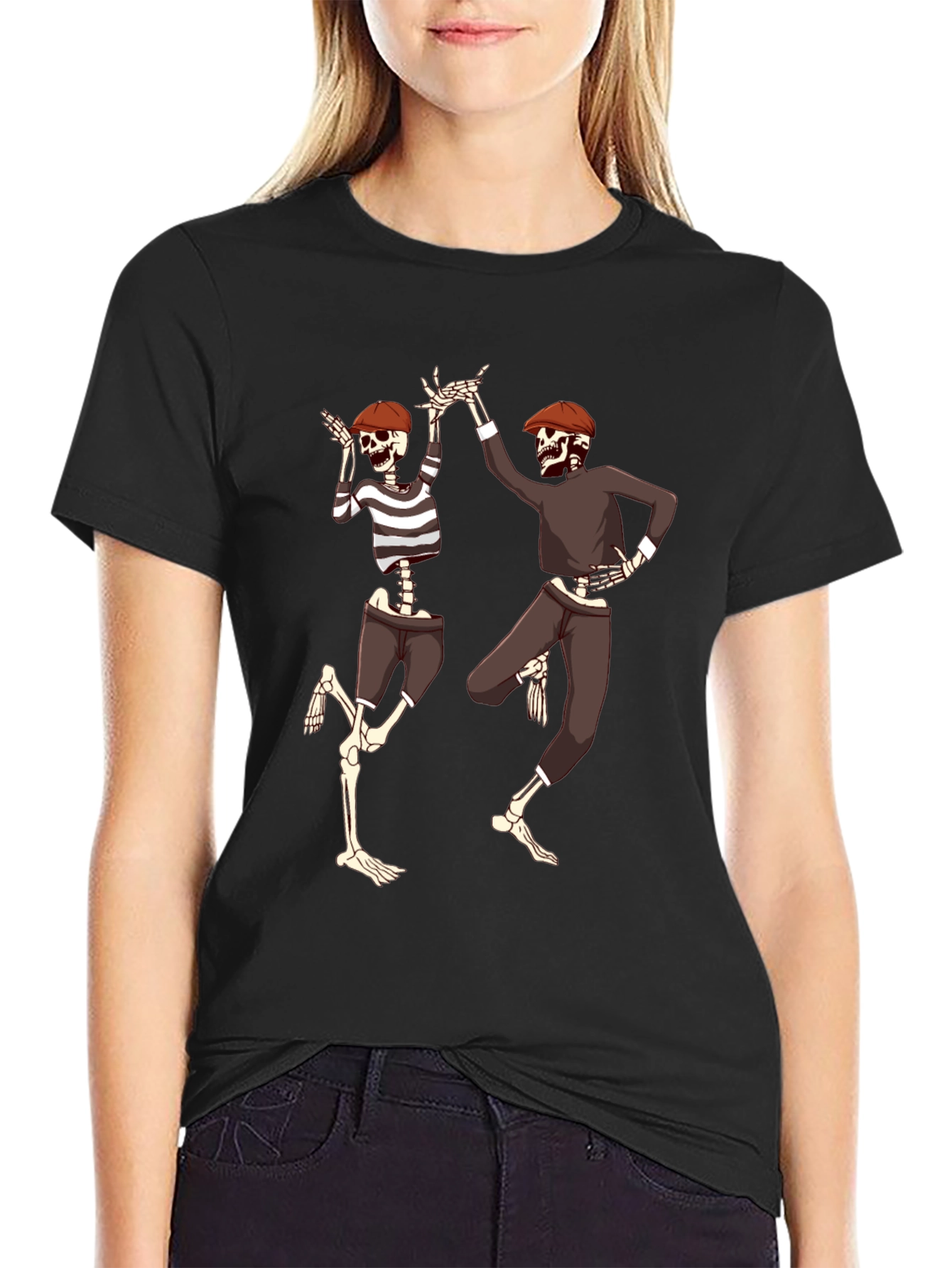 Dancing Skeletons Graphic Tee
