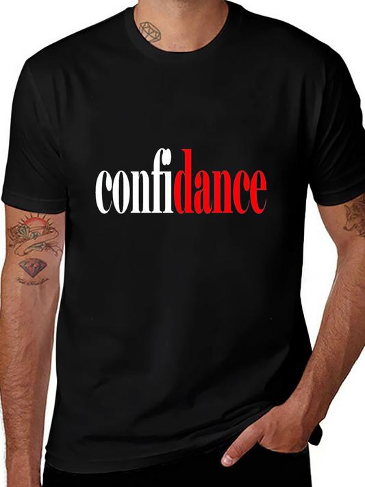 Confidence T-Shirt - Black Cotton Blend