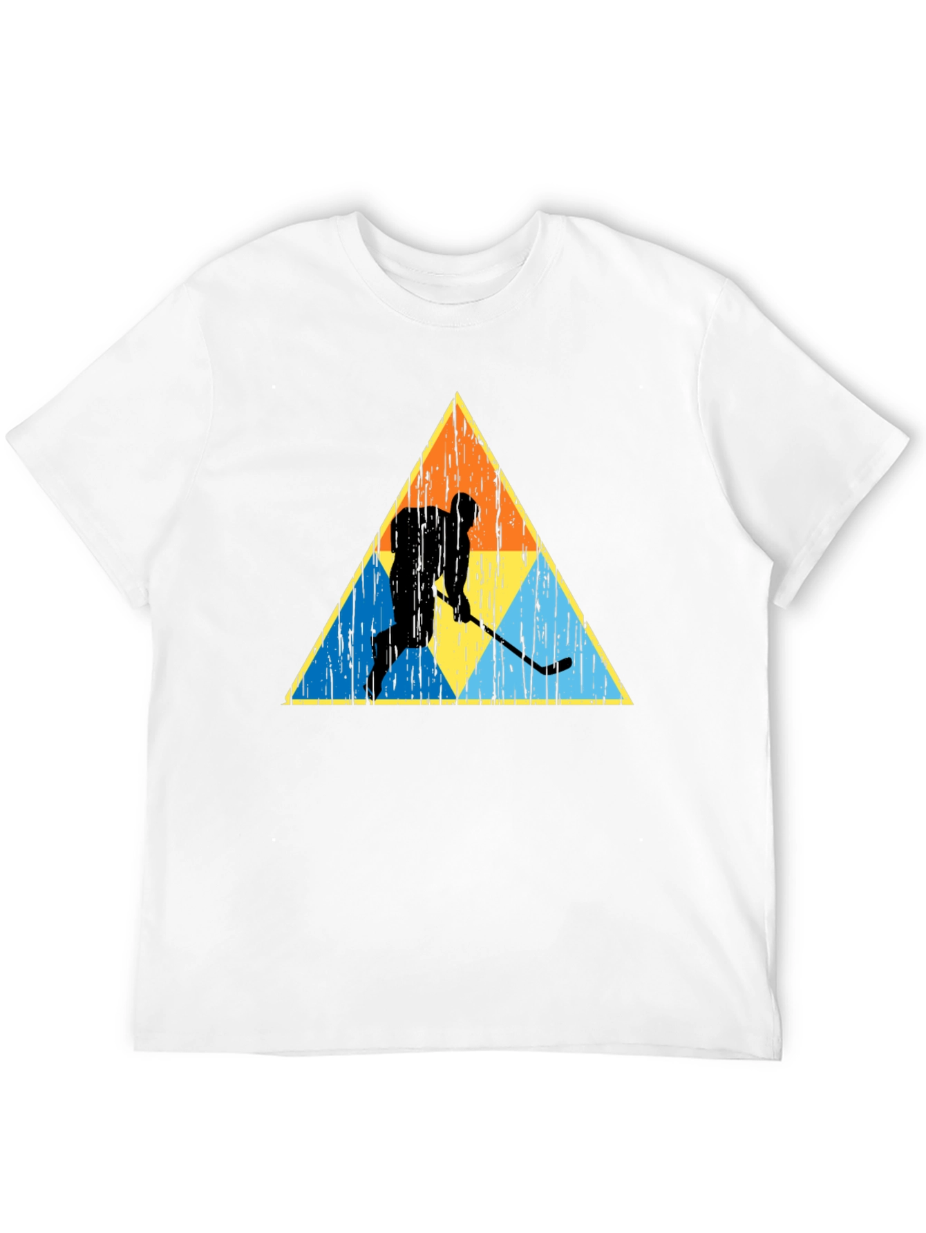 Retro Hockey Player Graphic Tee