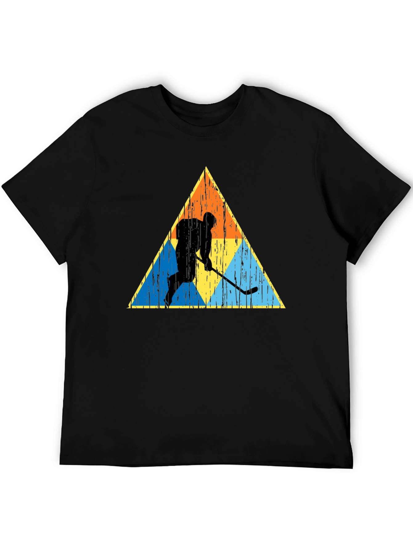 Retro Hockey Player Graphic Tee