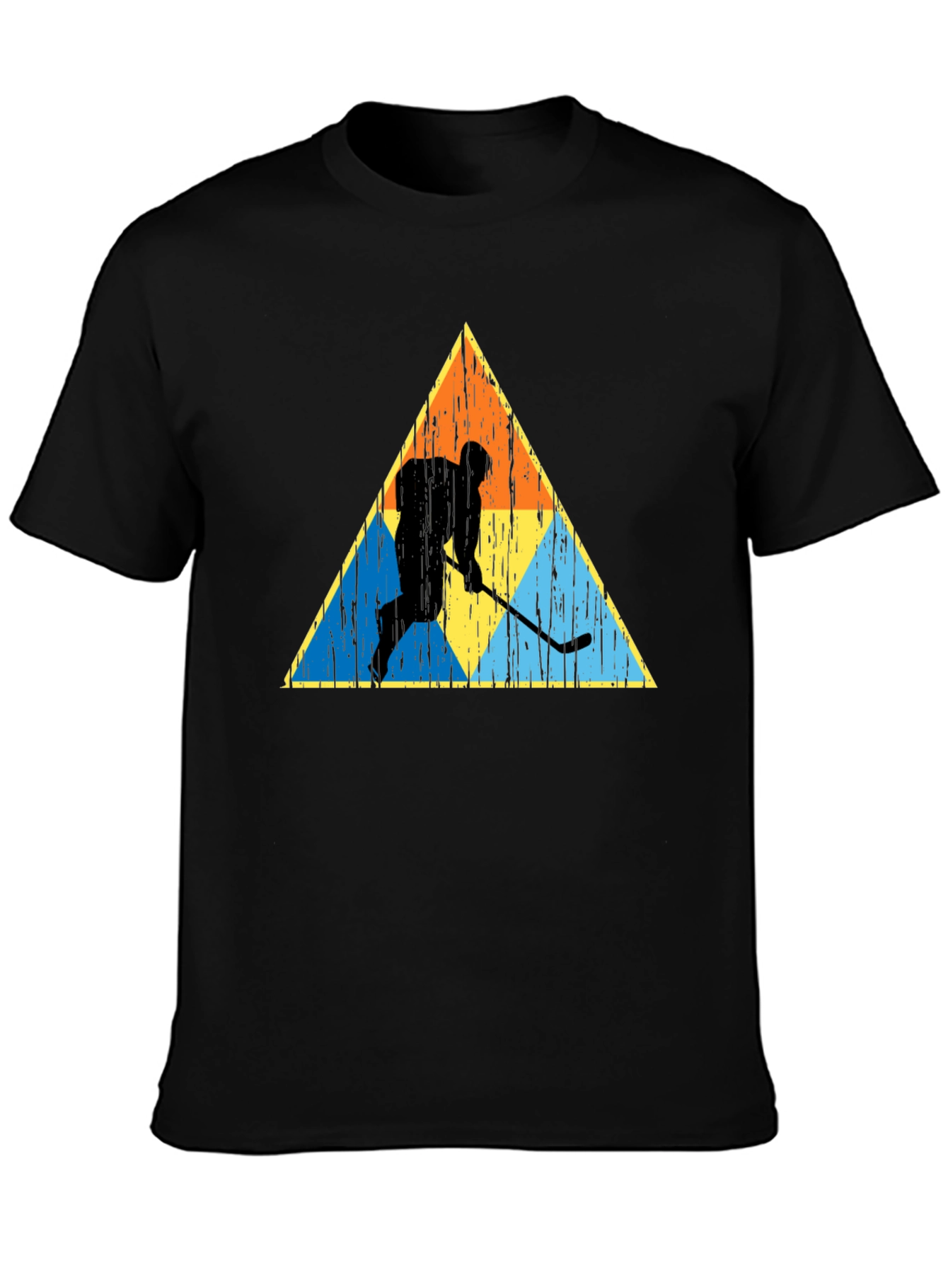 Retro Hockey Player Graphic Tee