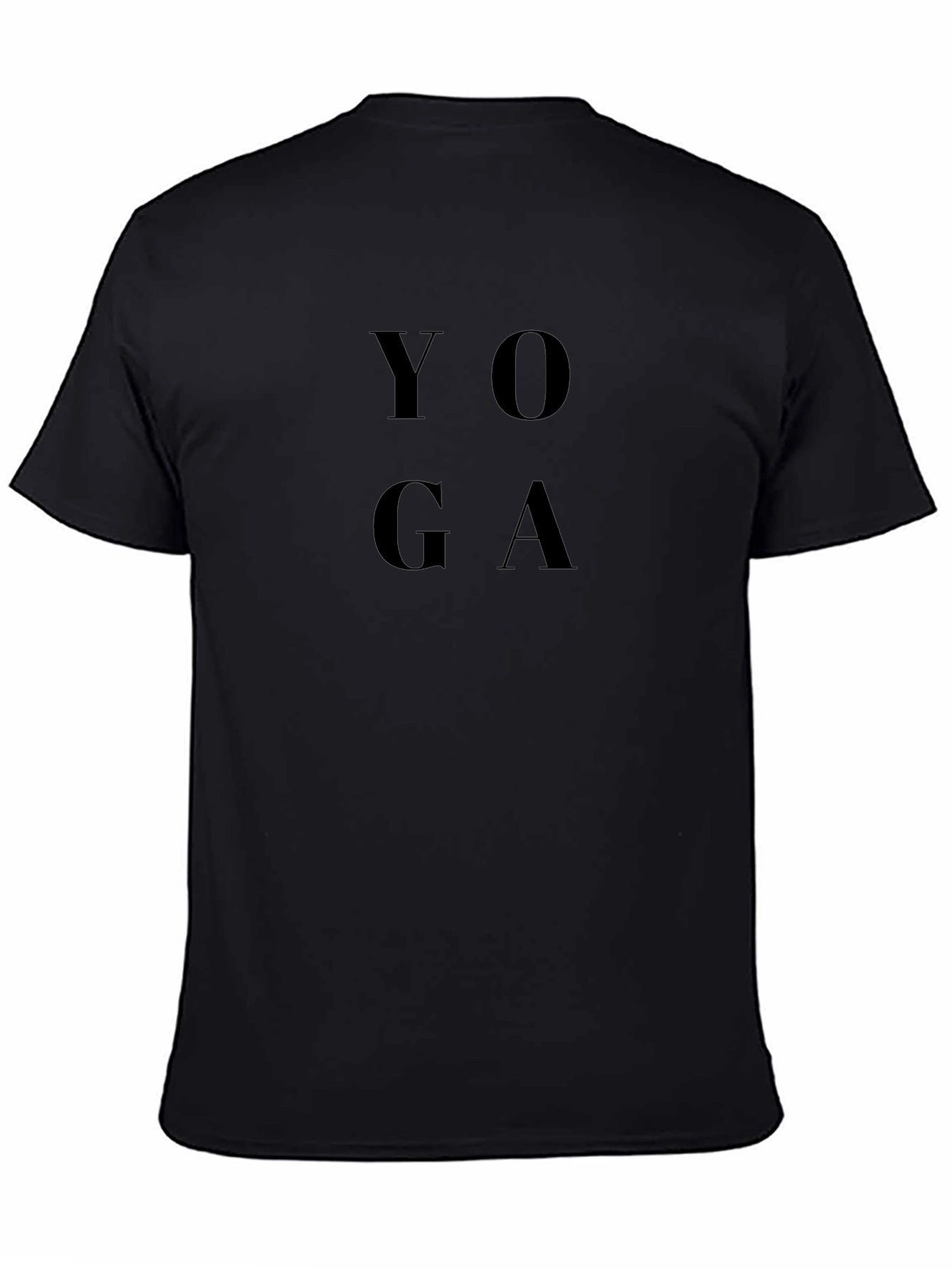 Yoga Graphic Black T-Shirt