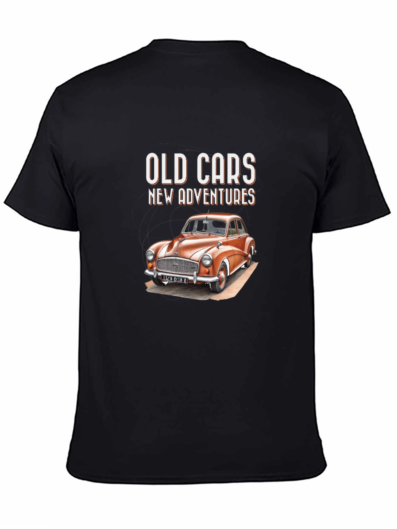Old Cars New Adventures Graphic T-Shirt