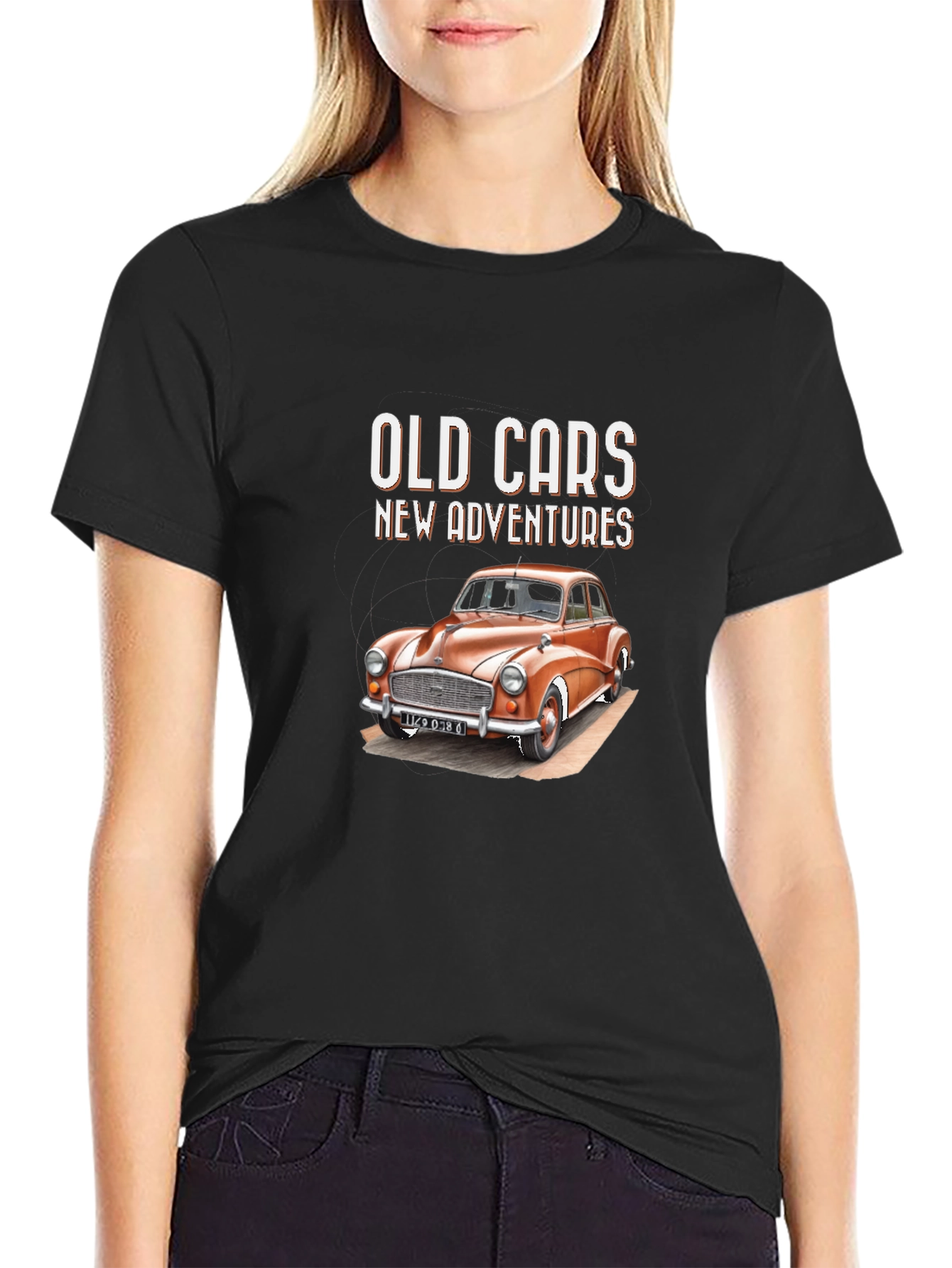 Old Cars New Adventures Graphic T-Shirt