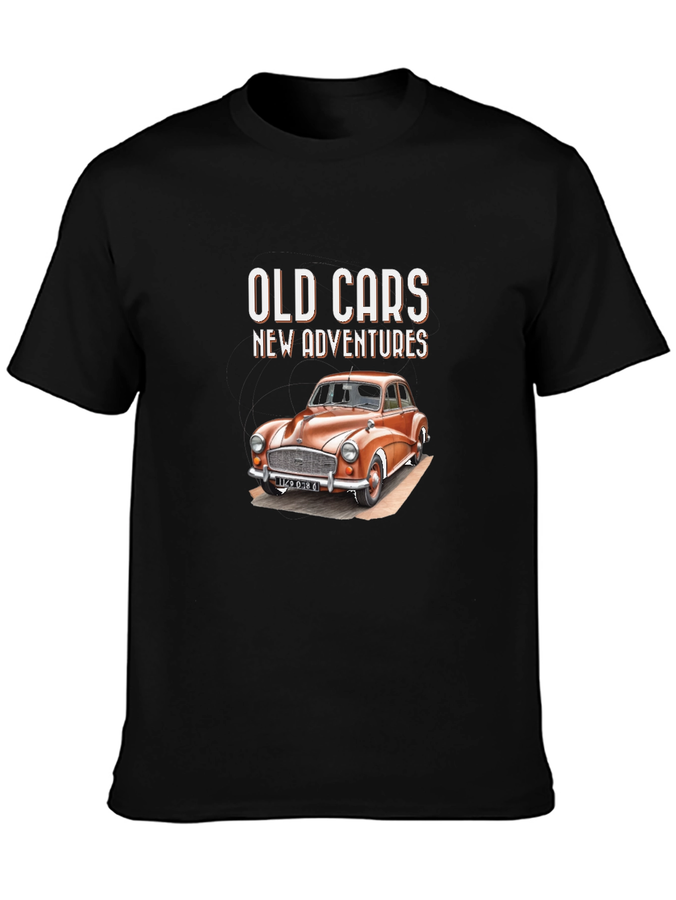 Old Cars New Adventures Graphic T-Shirt