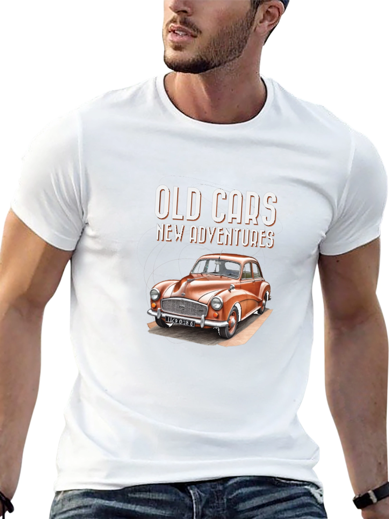 Old Cars New Adventures Graphic T-Shirt