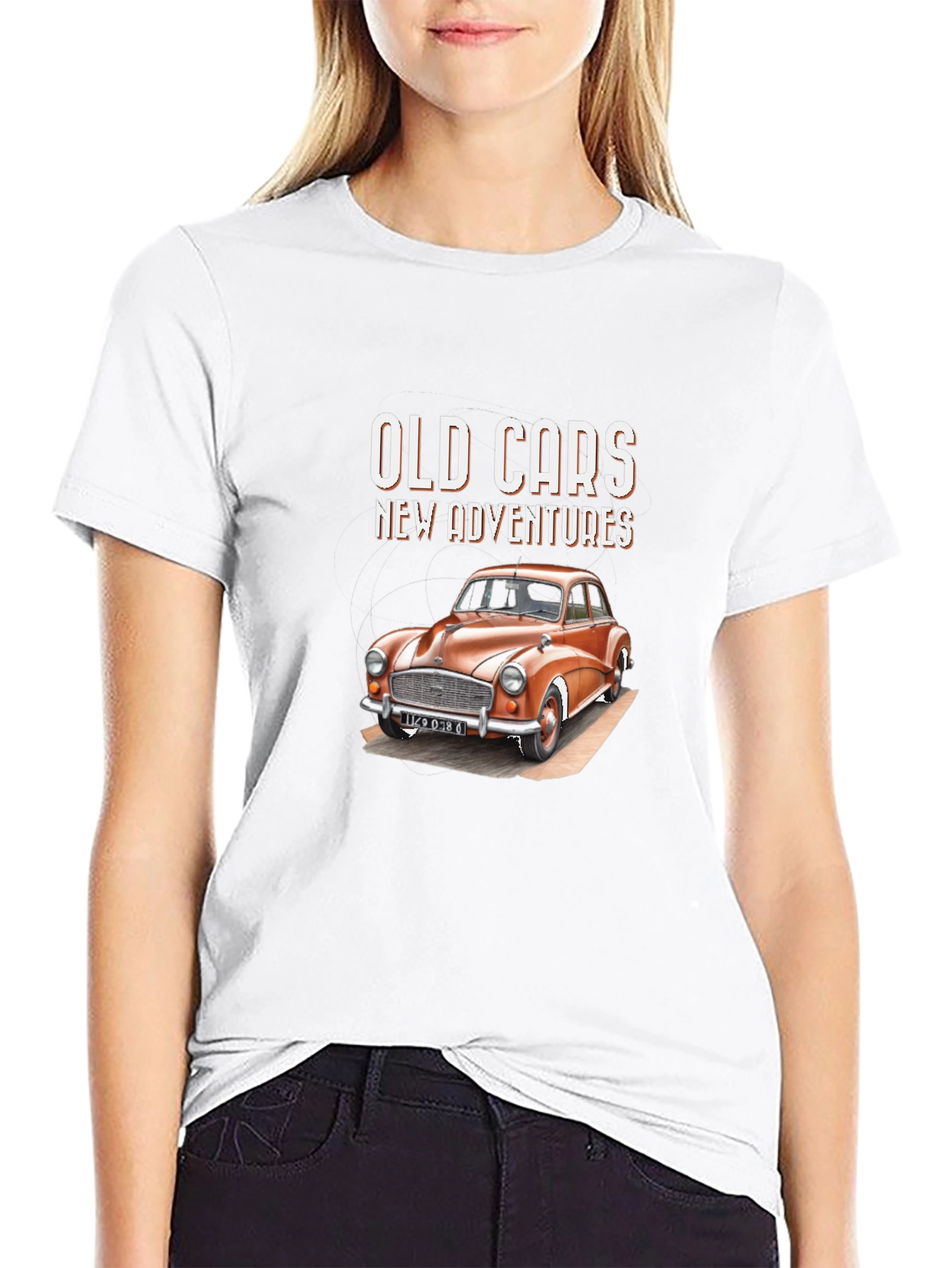 Old Cars New Adventures Graphic T-Shirt