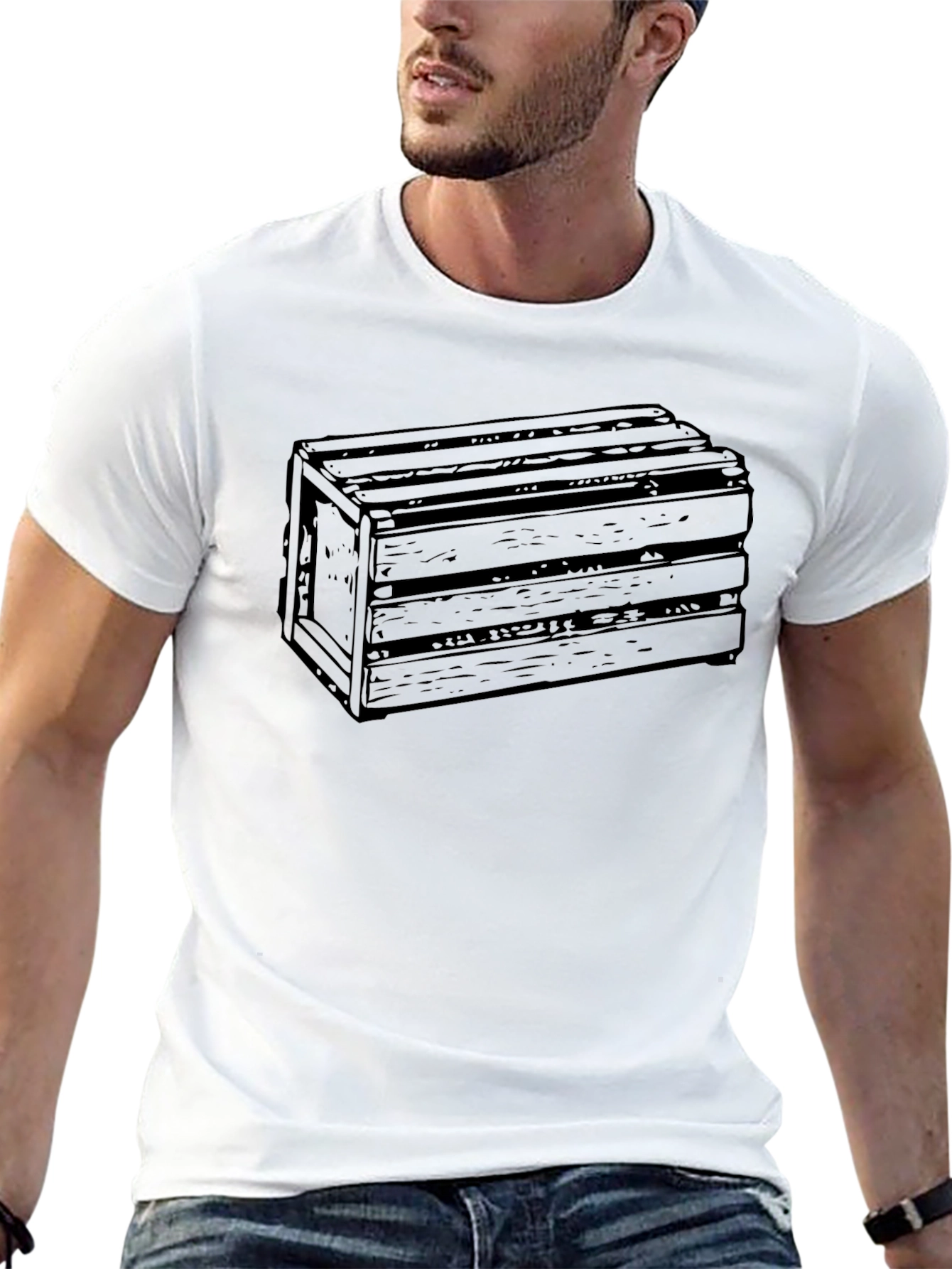Crate Graphic Tee - Unique Design Soft Cotton