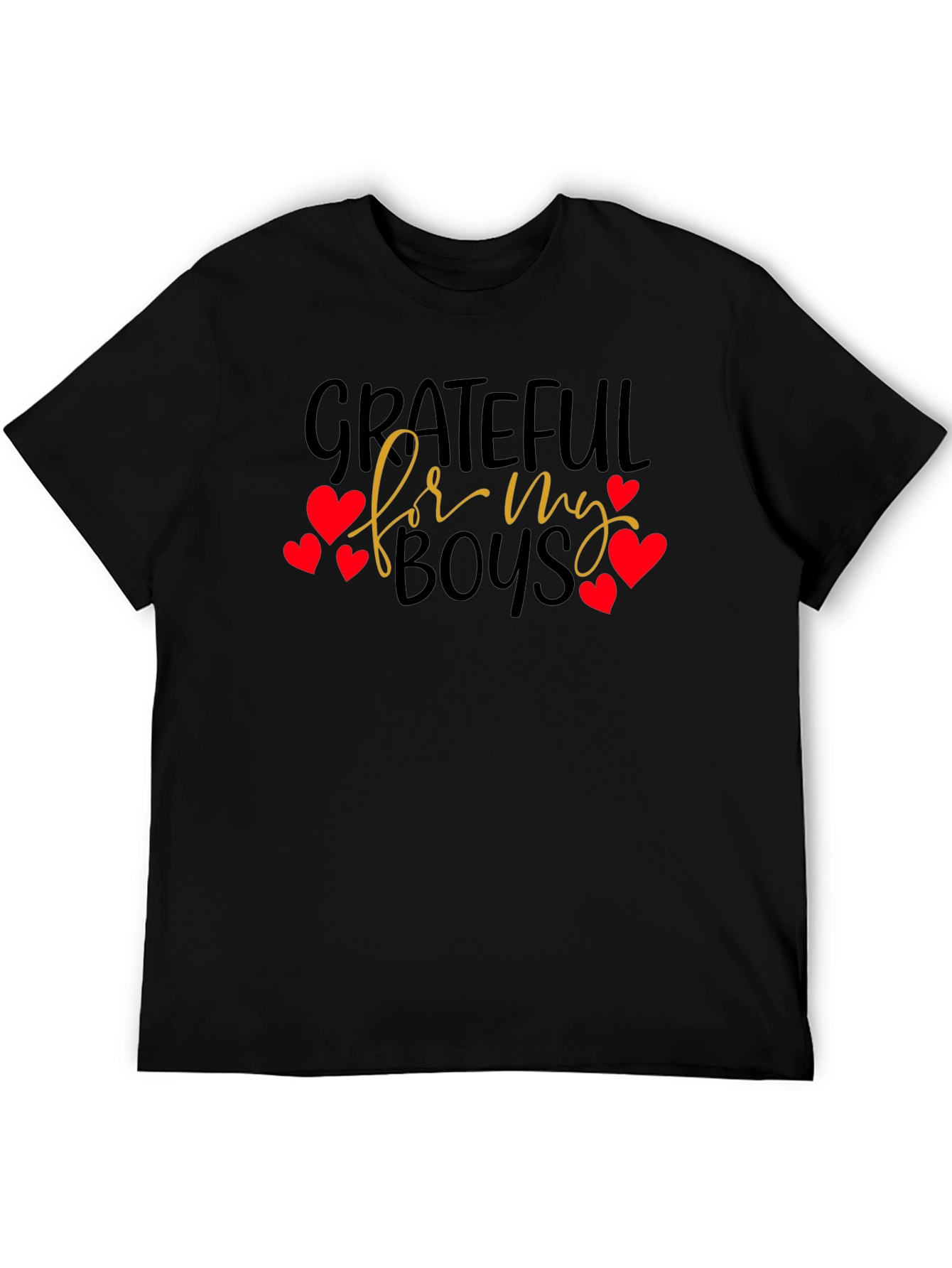 Grateful For My Boys T-Shirt -  Heart Accents