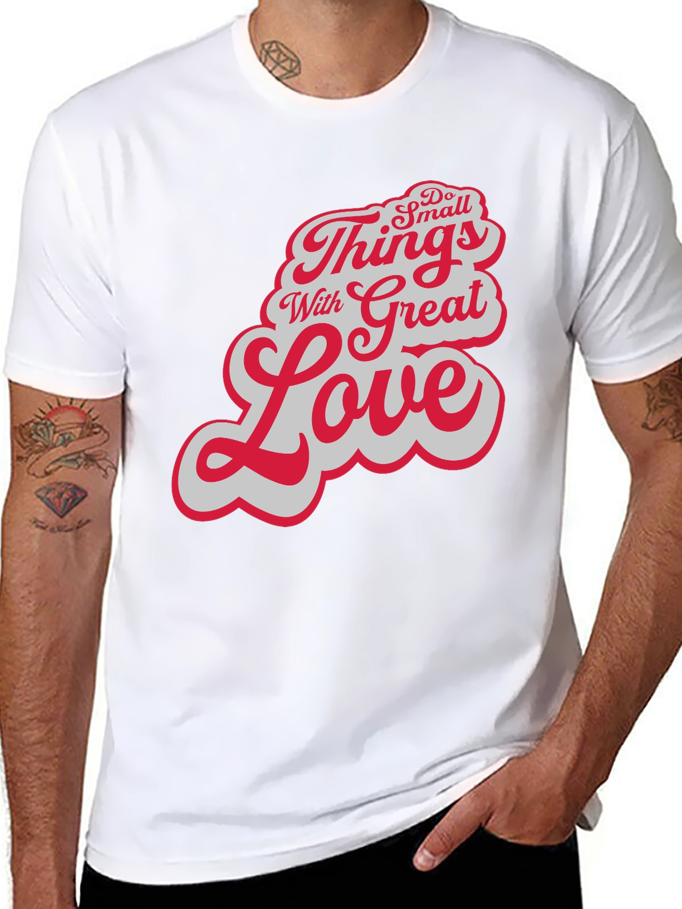 Do Small Things With Great Love Black T-Shirt