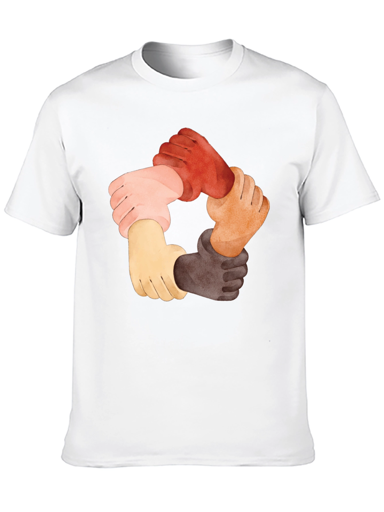 Unity Hands Graphic Tee - Black