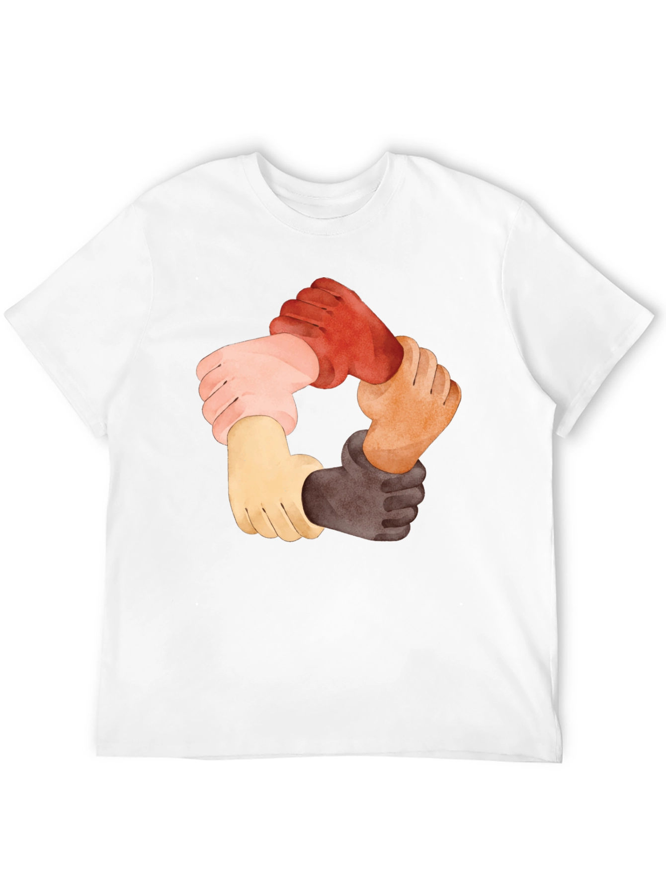 Unity Hands Graphic Tee - Black