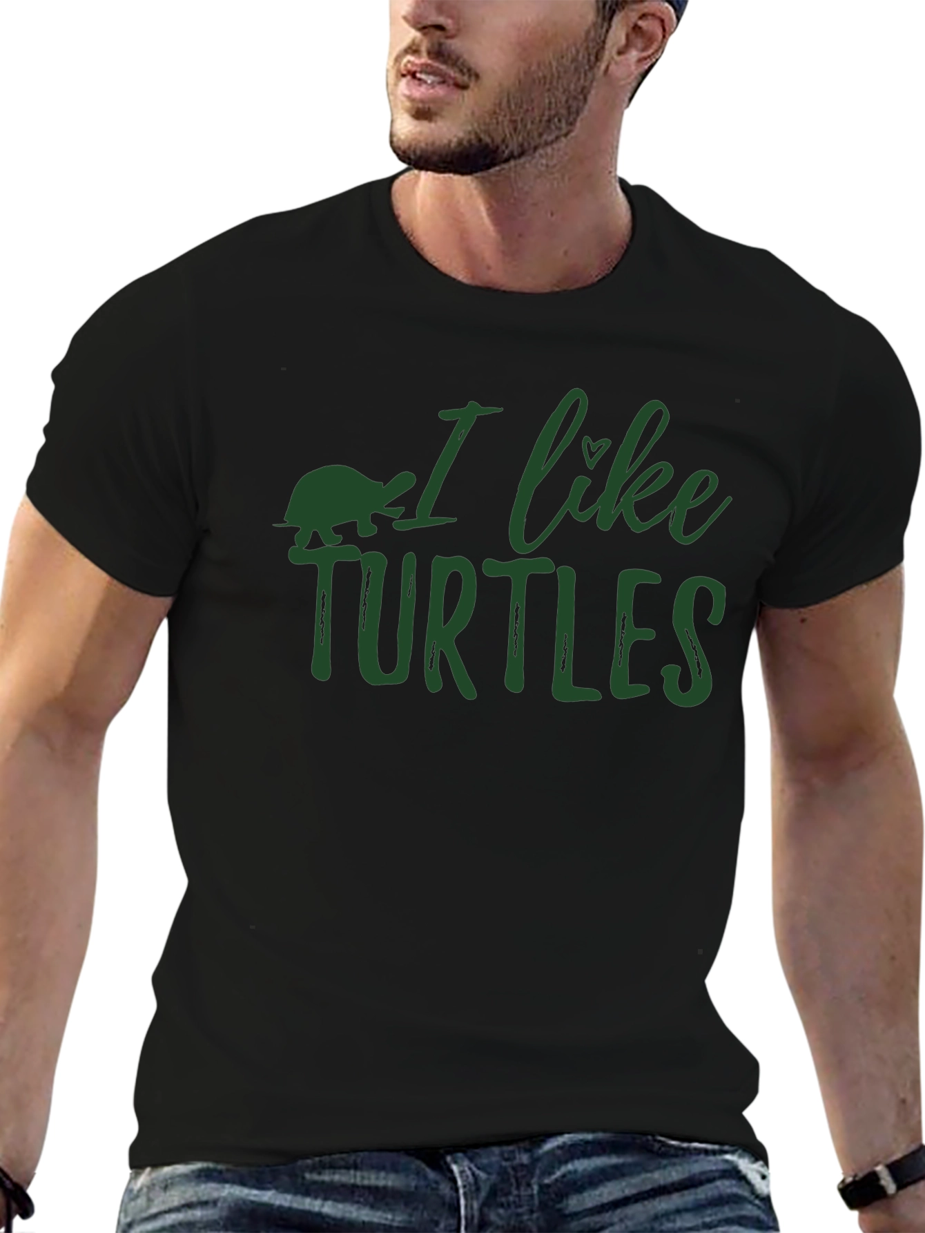 I Like Turtles Graphic T-Shirt