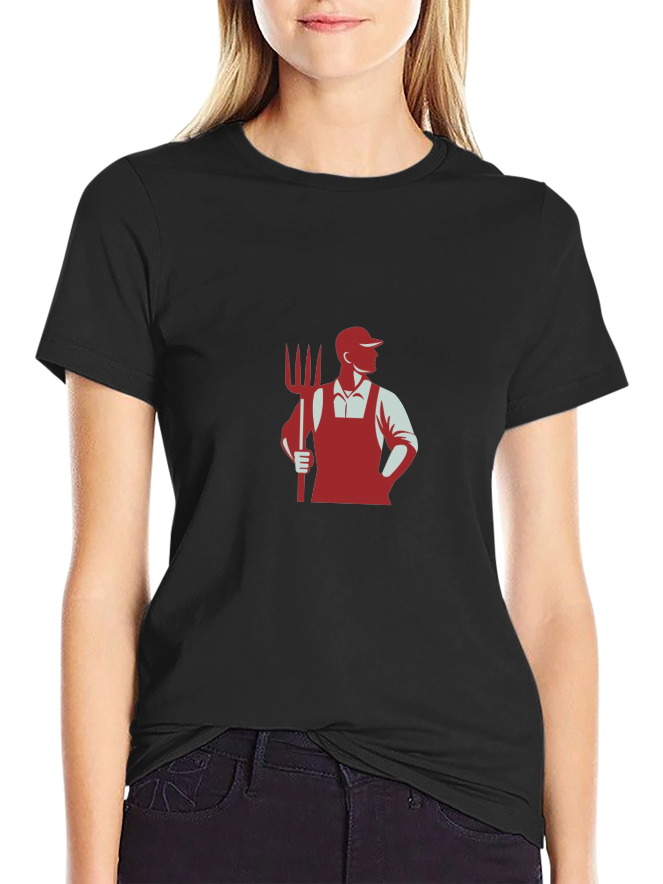 Farmer Graphic Tee - Modern Farm Life Style
