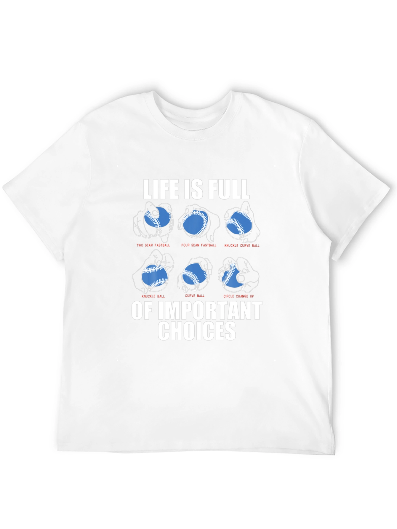 Baseball Pitch Choices T-Shirt