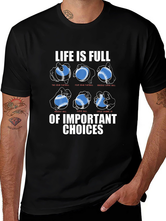 Baseball Pitch Choices T-Shirt