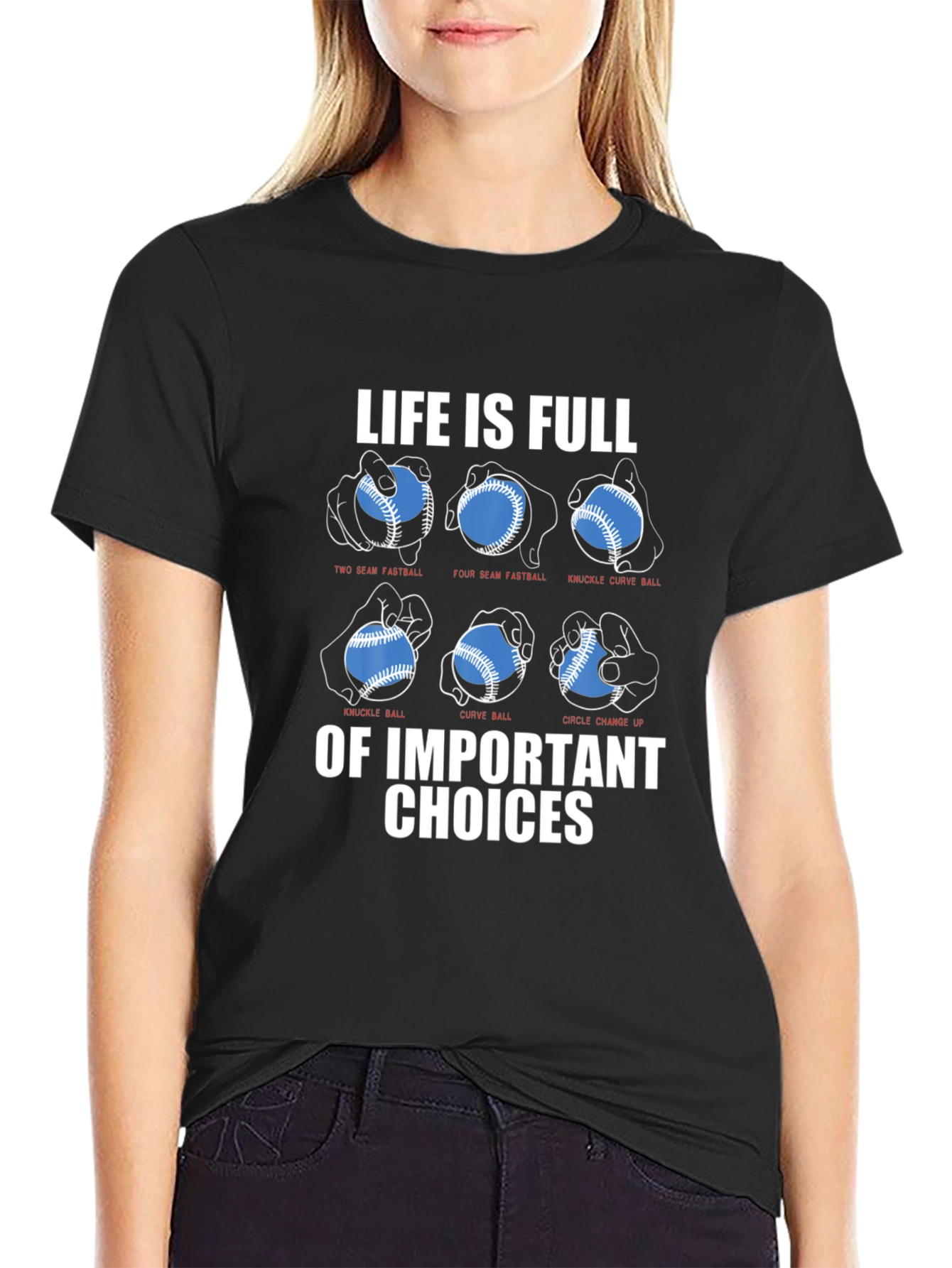 Baseball Pitch Choices T-Shirt