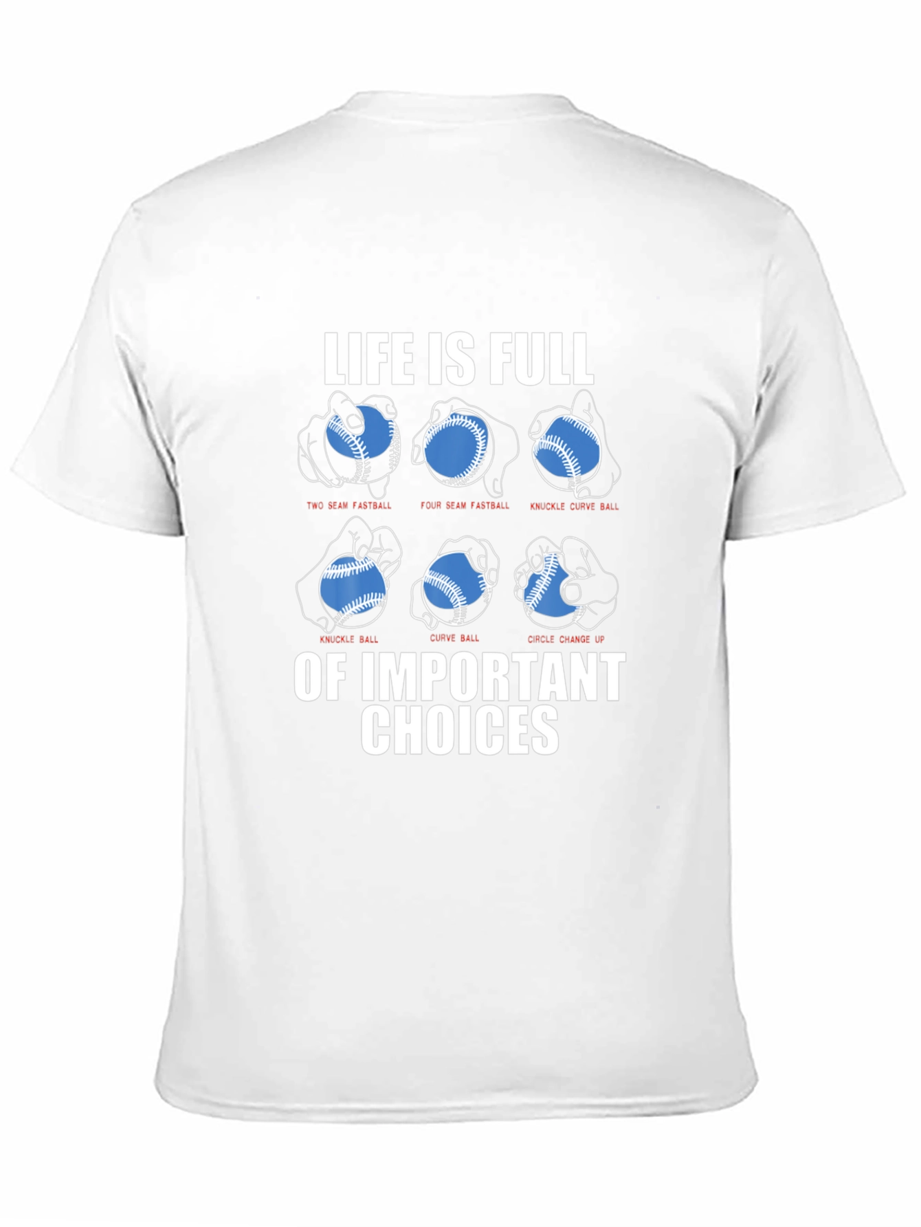 Baseball Pitch Choices T-Shirt