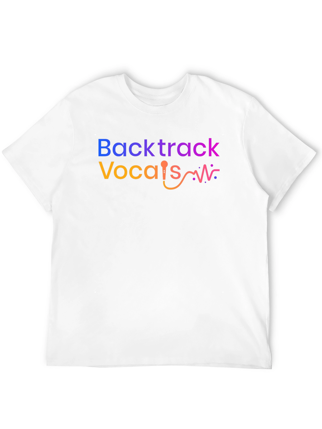 Backtrack Vocals T-Shirt - Music Lover Tee