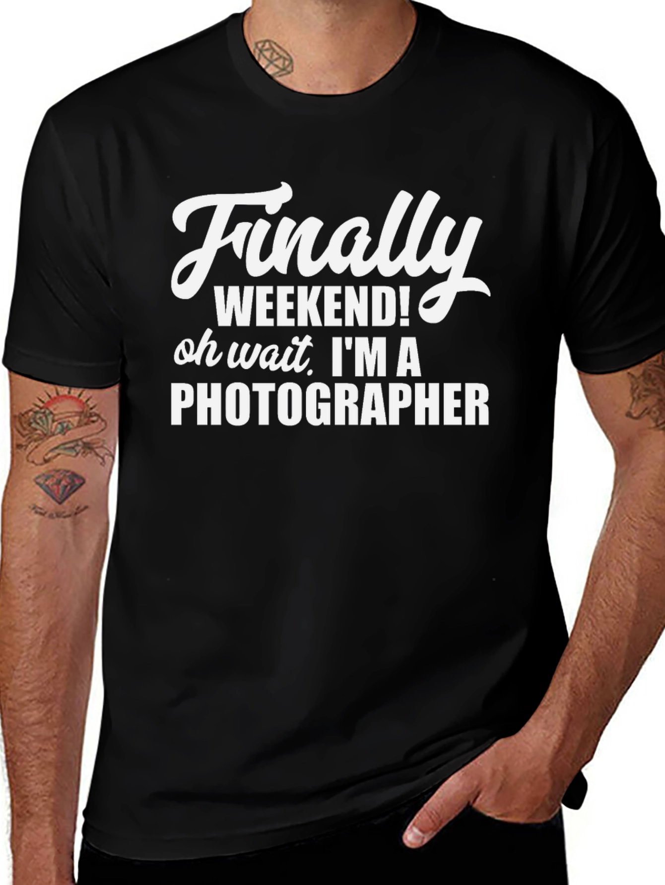 Photographer Weekend T-Shirt - Funny Photography Tee