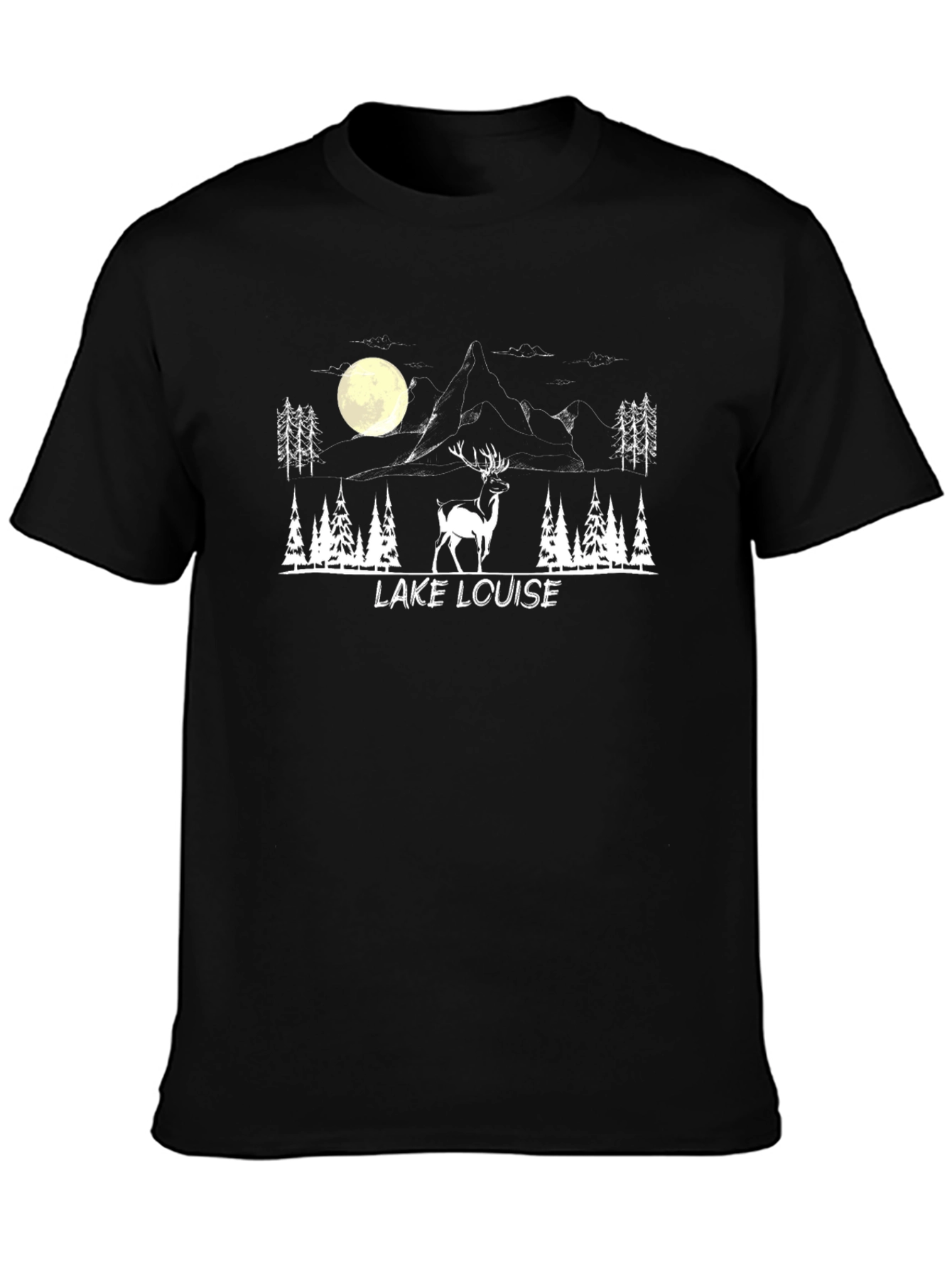 Lake Louise Graphic Tee - Black