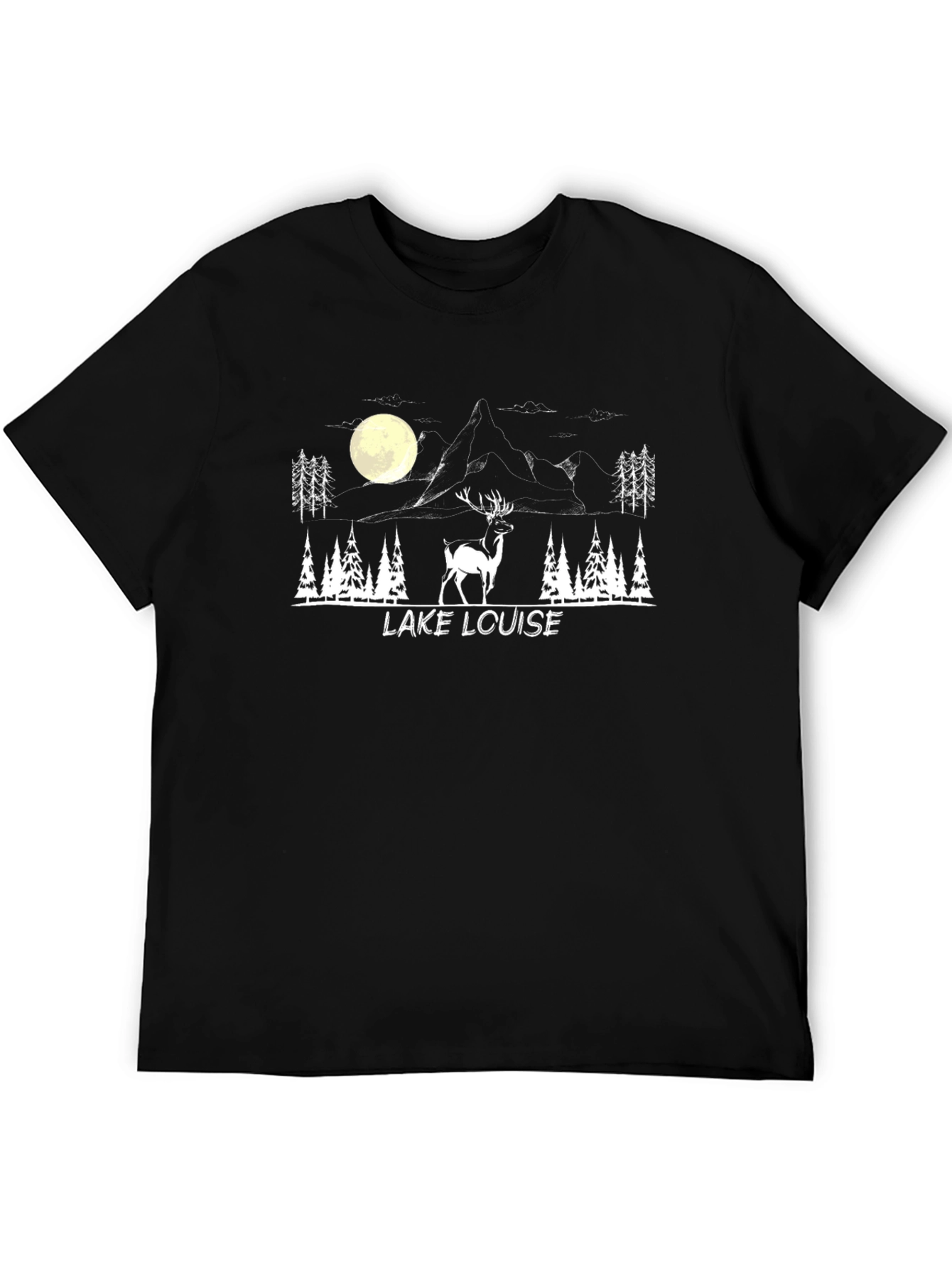 Lake Louise Graphic Tee - Black