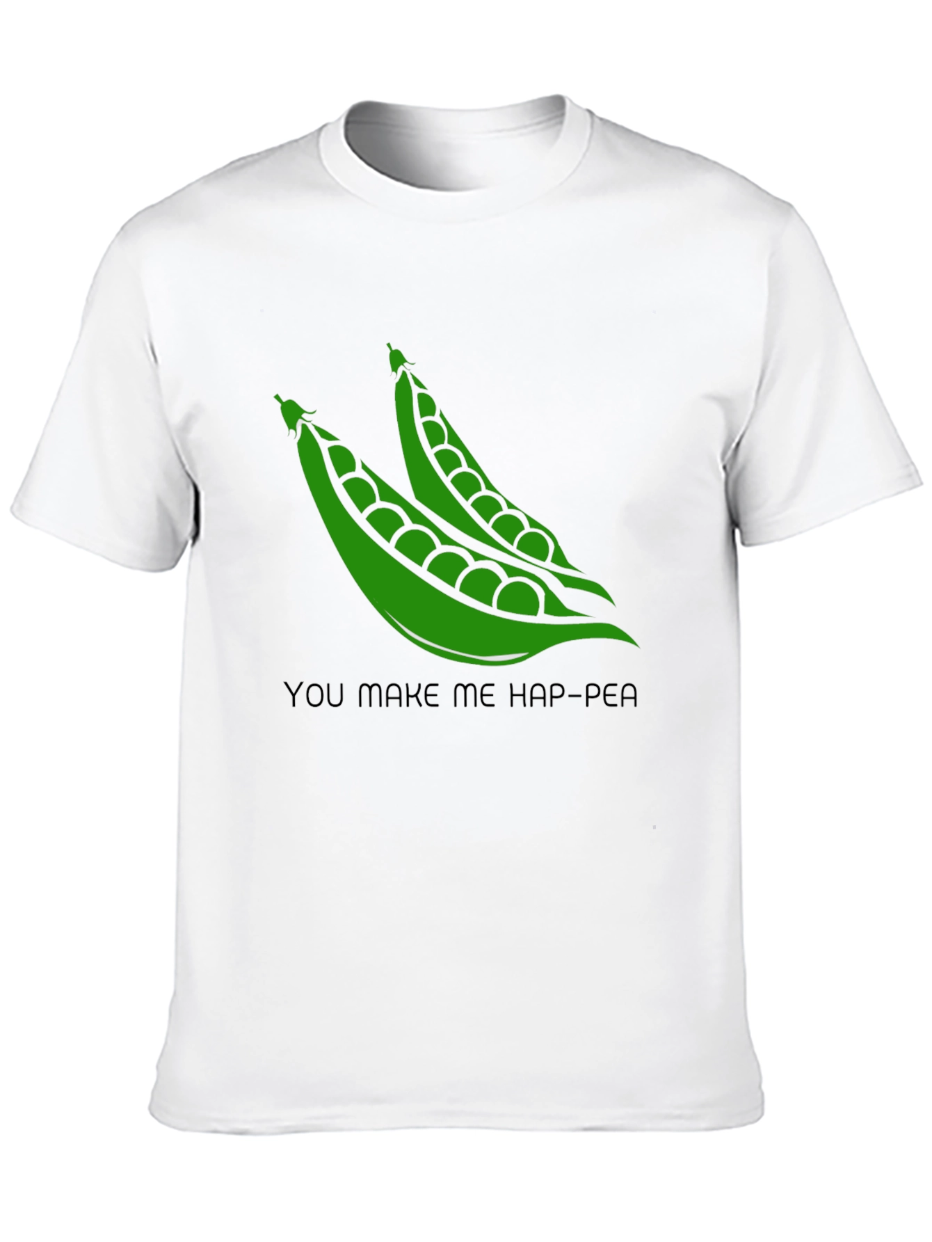 You Make Me Hap-Pea T-Shirt Funny Food Pun Tee