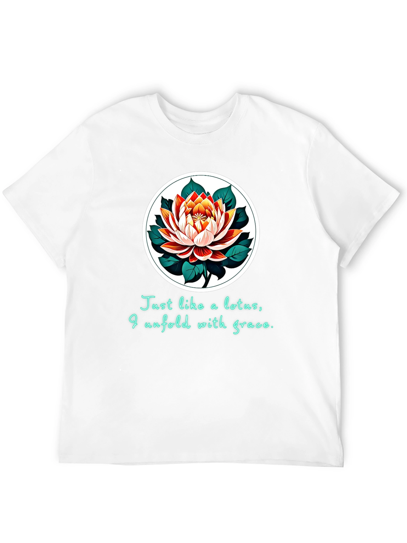 Lotus Grace T-Shirt - Unfold with Elegance