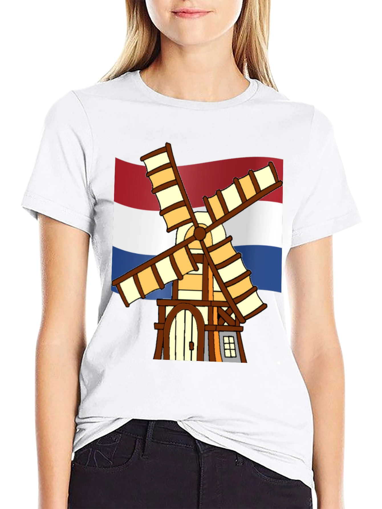 Netherlands Windmill T-Shirt - Dutch Pride Tee