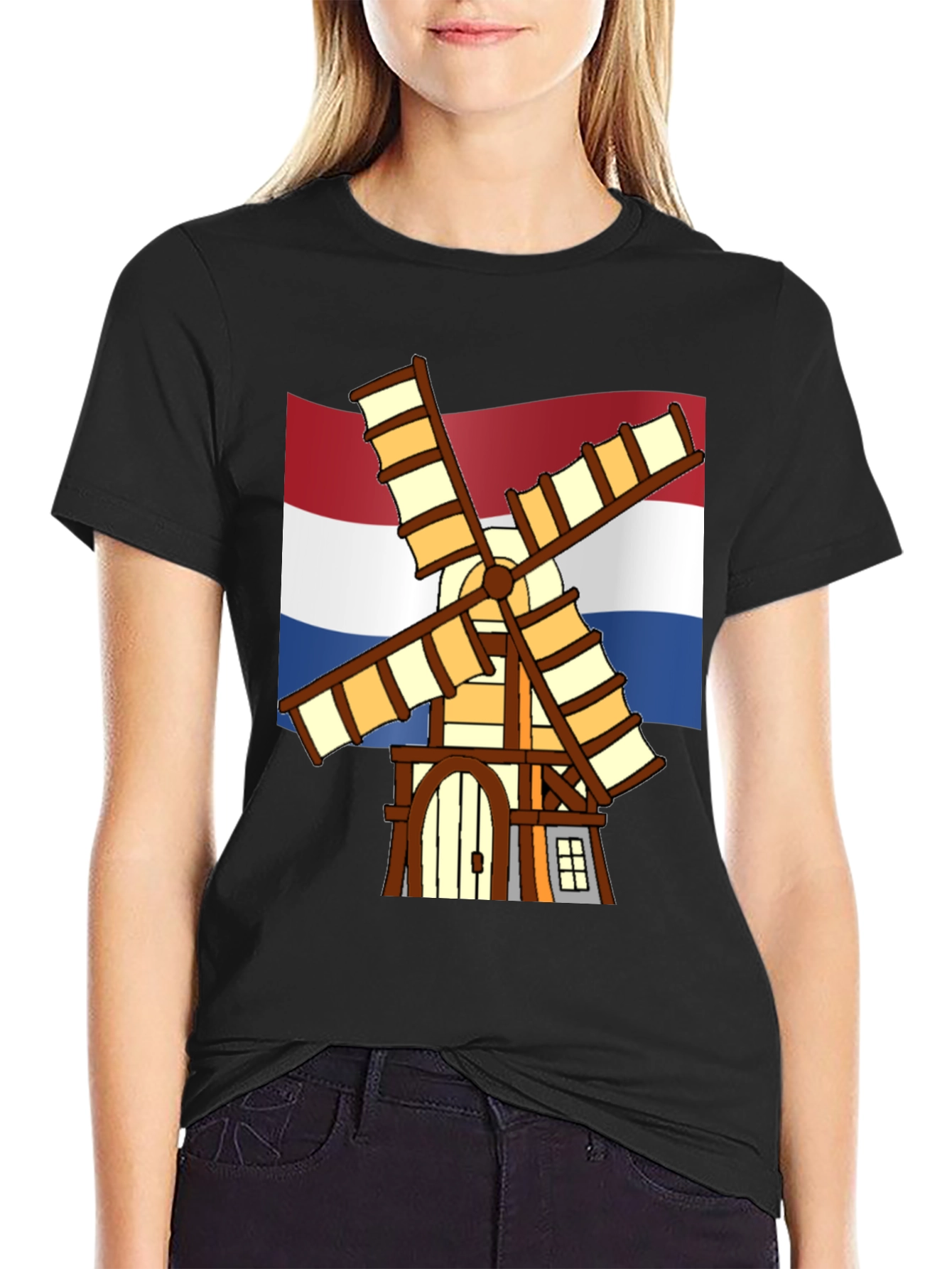 Netherlands Windmill T-Shirt - Dutch Pride Tee