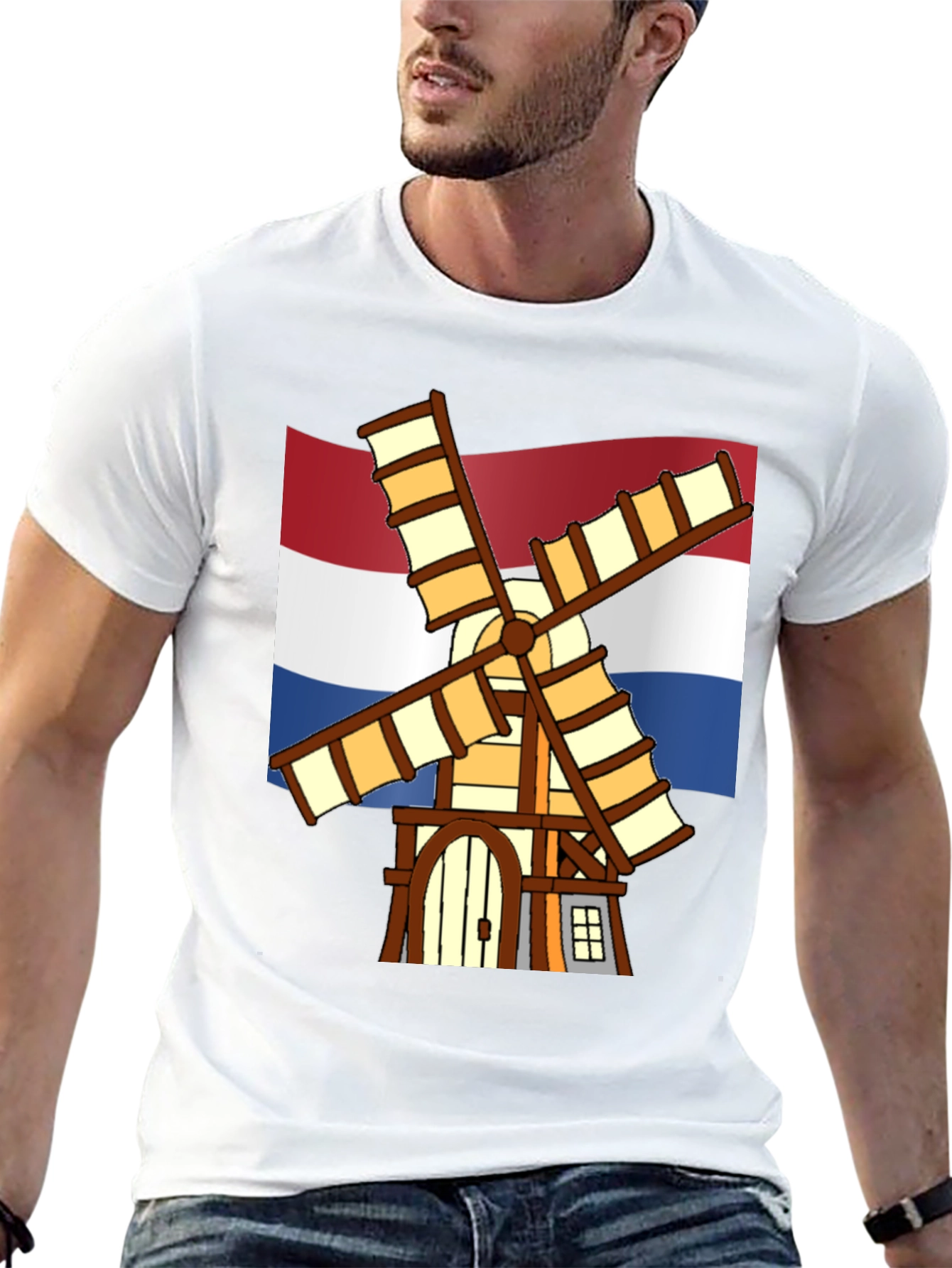Netherlands Windmill T-Shirt - Dutch Pride Tee