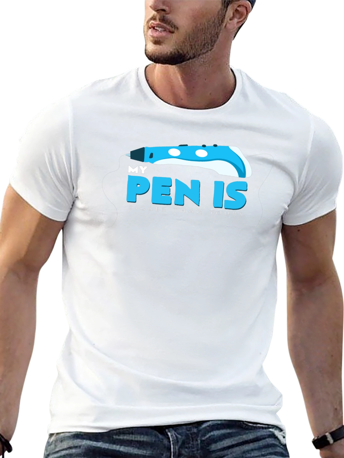 My Pen is Bigger T-Shirt - Funny Graphic Tee