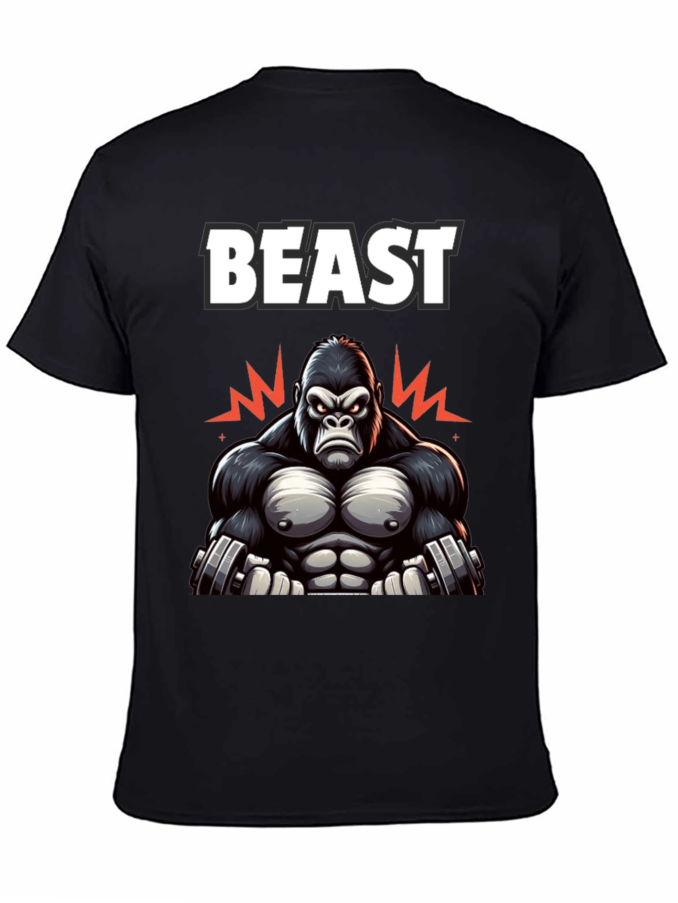 Beast Mode Gorilla Graphic T-Shirt