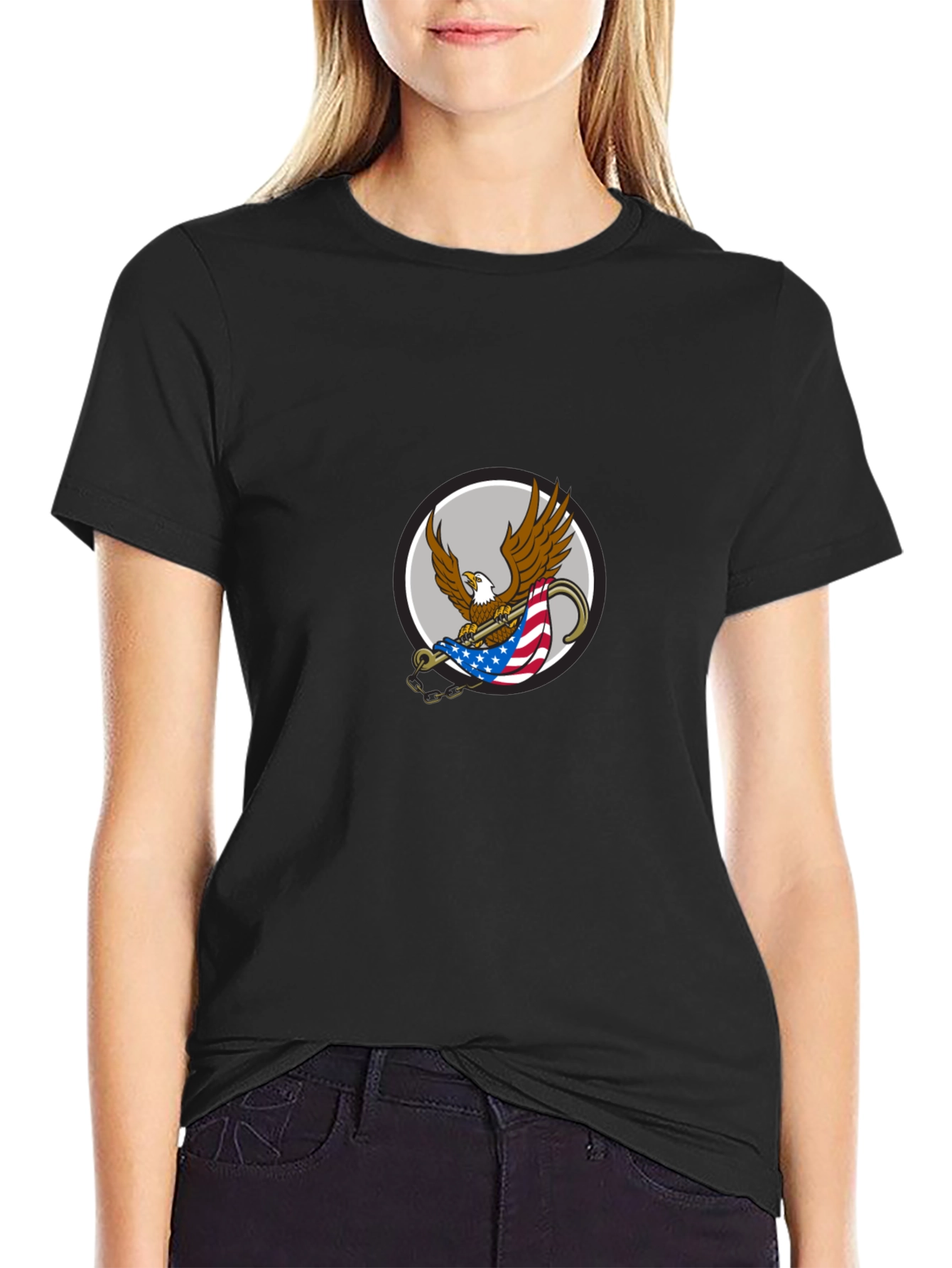 Eagle Flag Graphic T-Shirt
